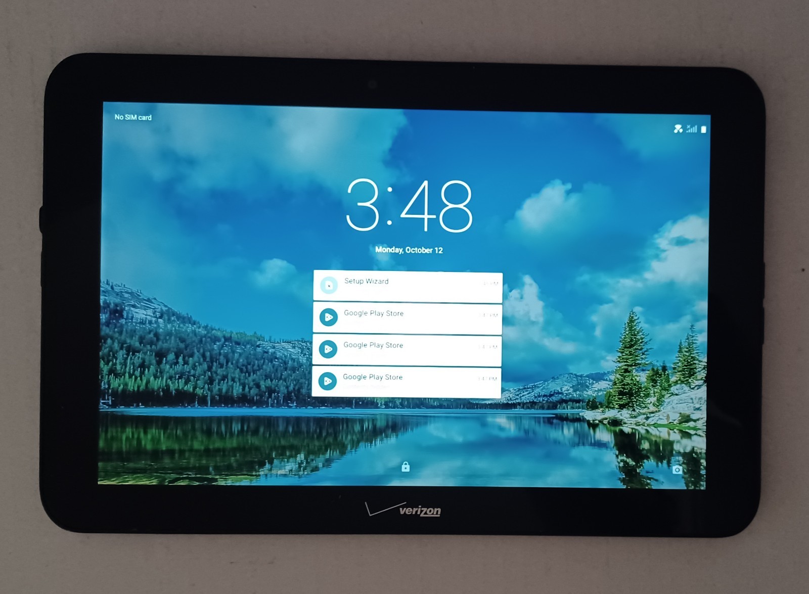Verizon ellipsis10 QTAIR7 4G LTE Tablet 16Gb Internal Memory Android v.5.1 
