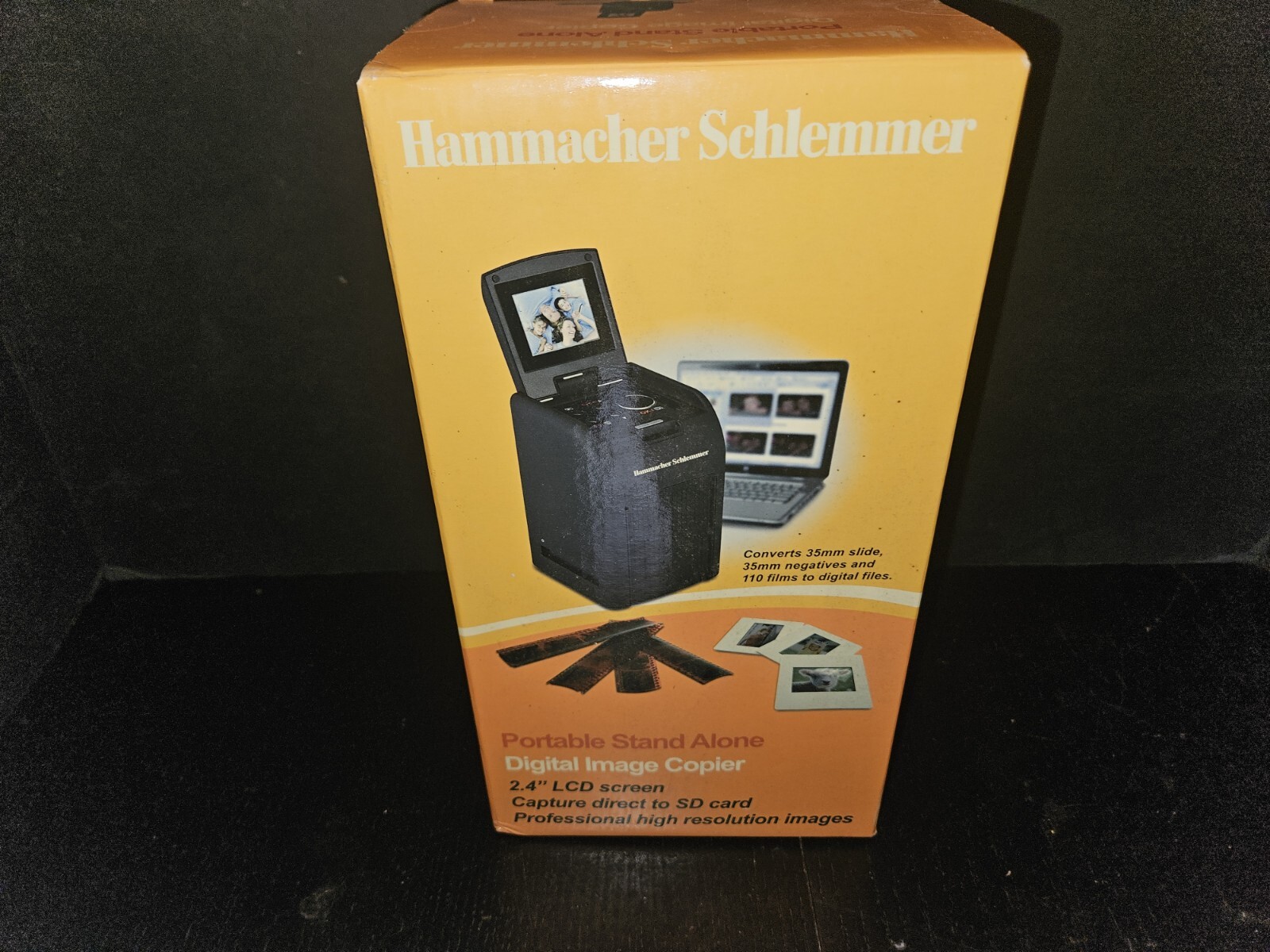 Hammacher Schlemmer Portable Stand Alone Digital Image Copier Converts 35 mm...