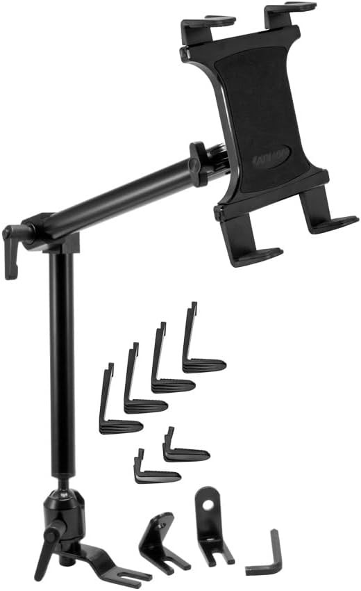 ARKON Mounts - Car Seat Rail Tablet Mount and Holder | Heavy-Duty for Black 