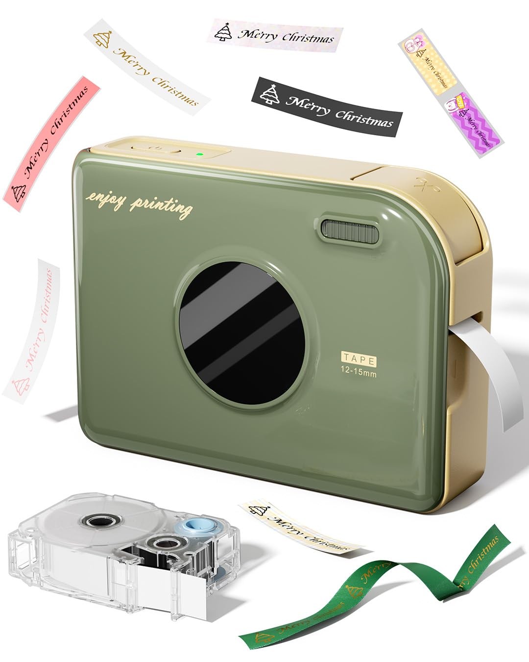 Ribbon Printer, A30 Small Label Maker Machine with Waterproof Label