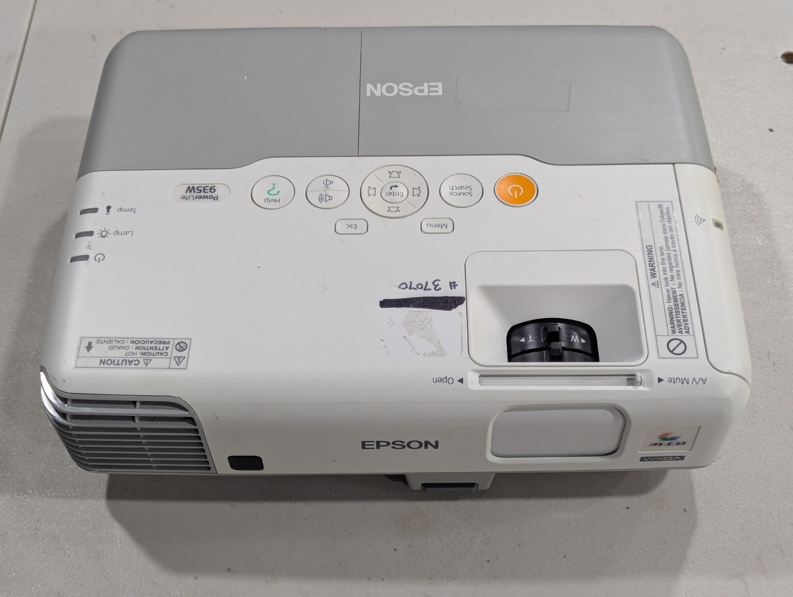 Epson PowerLite 935W H565A LCD Projector