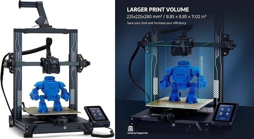 Impresora 3D FDM Neptune 3 Pro con nivelación automática de la cama, extrusor.