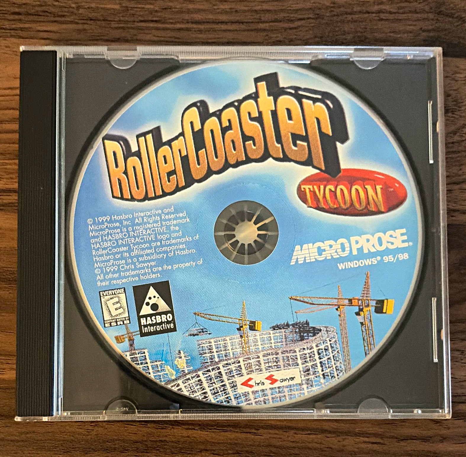 MicroProse RollerCoaster Tycoon Simulation PC Game CD-ROM for Windows 95/98