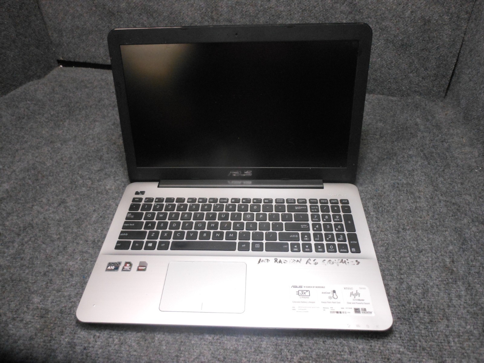 Asus X555d Notebook PC Laptop amd a10 6th gen,8gb
