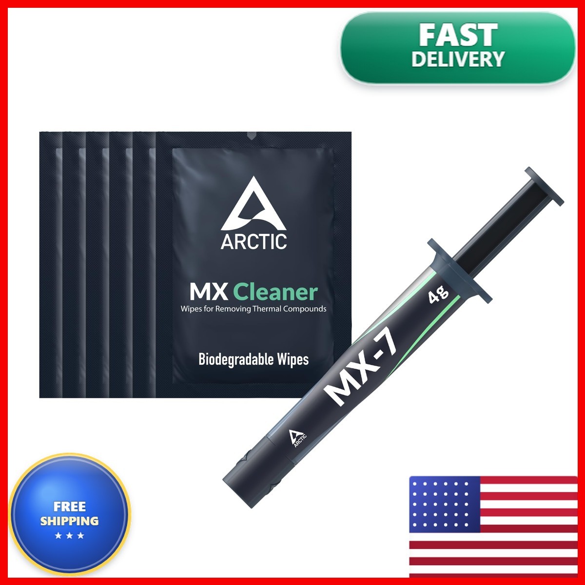 ARCTIC MX-7 (4 G, Incl. MX-Cleaner) - Ultimate Performance Thermal Paste