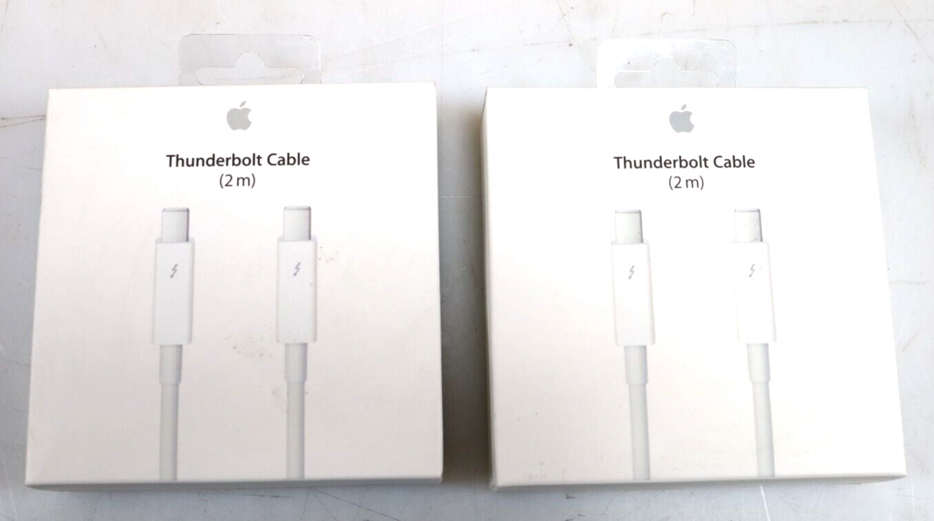 Lot 2x New Sealed Apple A1410 Thunderbolt Cable MD861LL/A