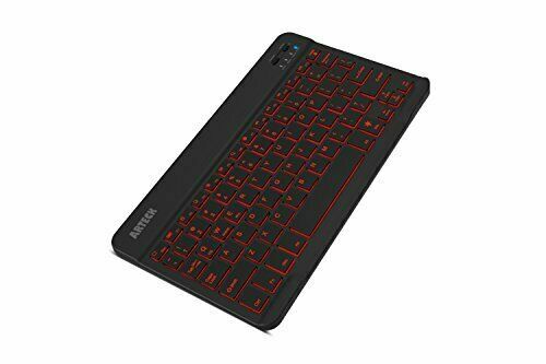 Arteck HB030B Universal Slim Portable Wireless 3.0 7-Color Backlit Keyboard NEW