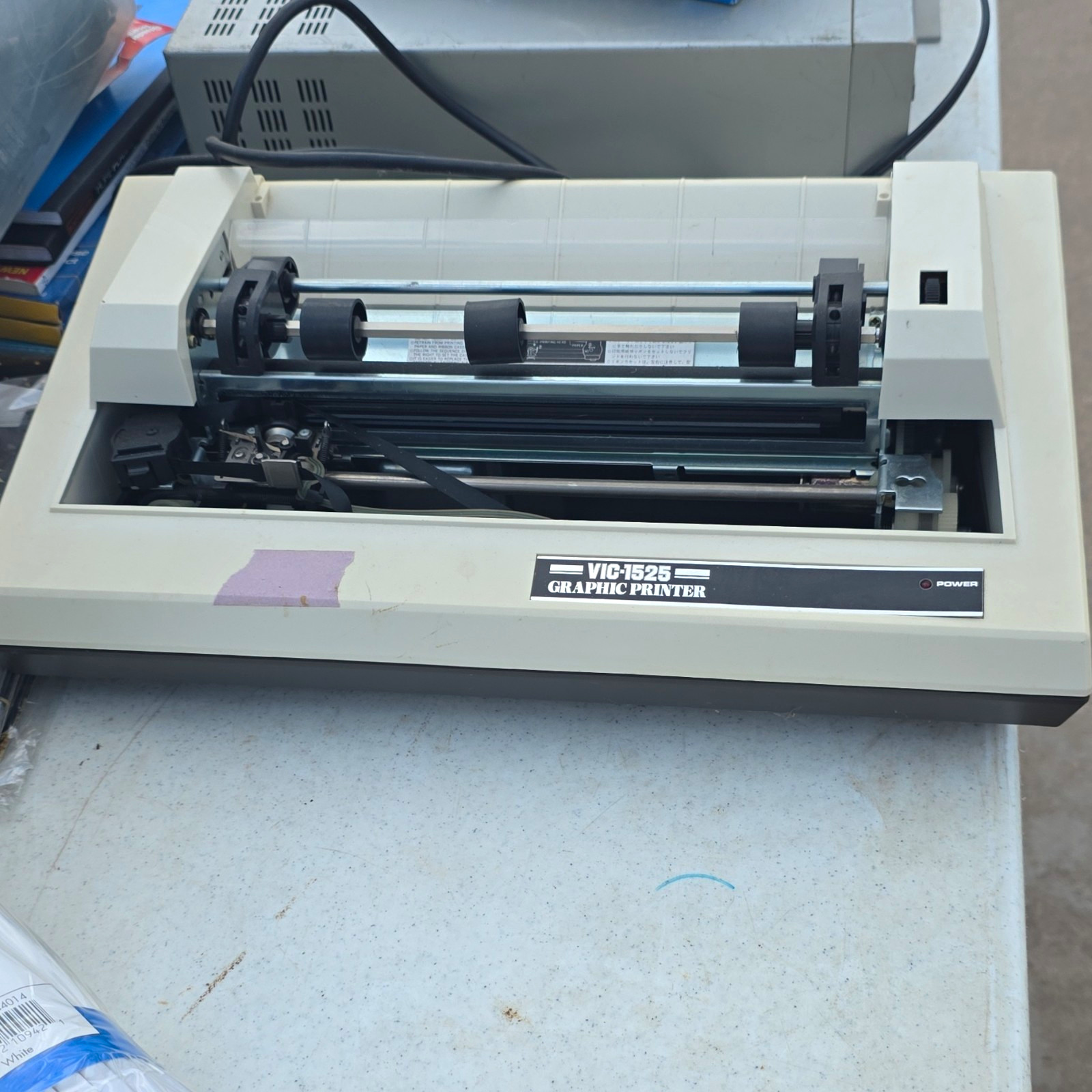 Commodore VIC-1525 Dot Matrix Standard Printer B&W Portable A4 Cable