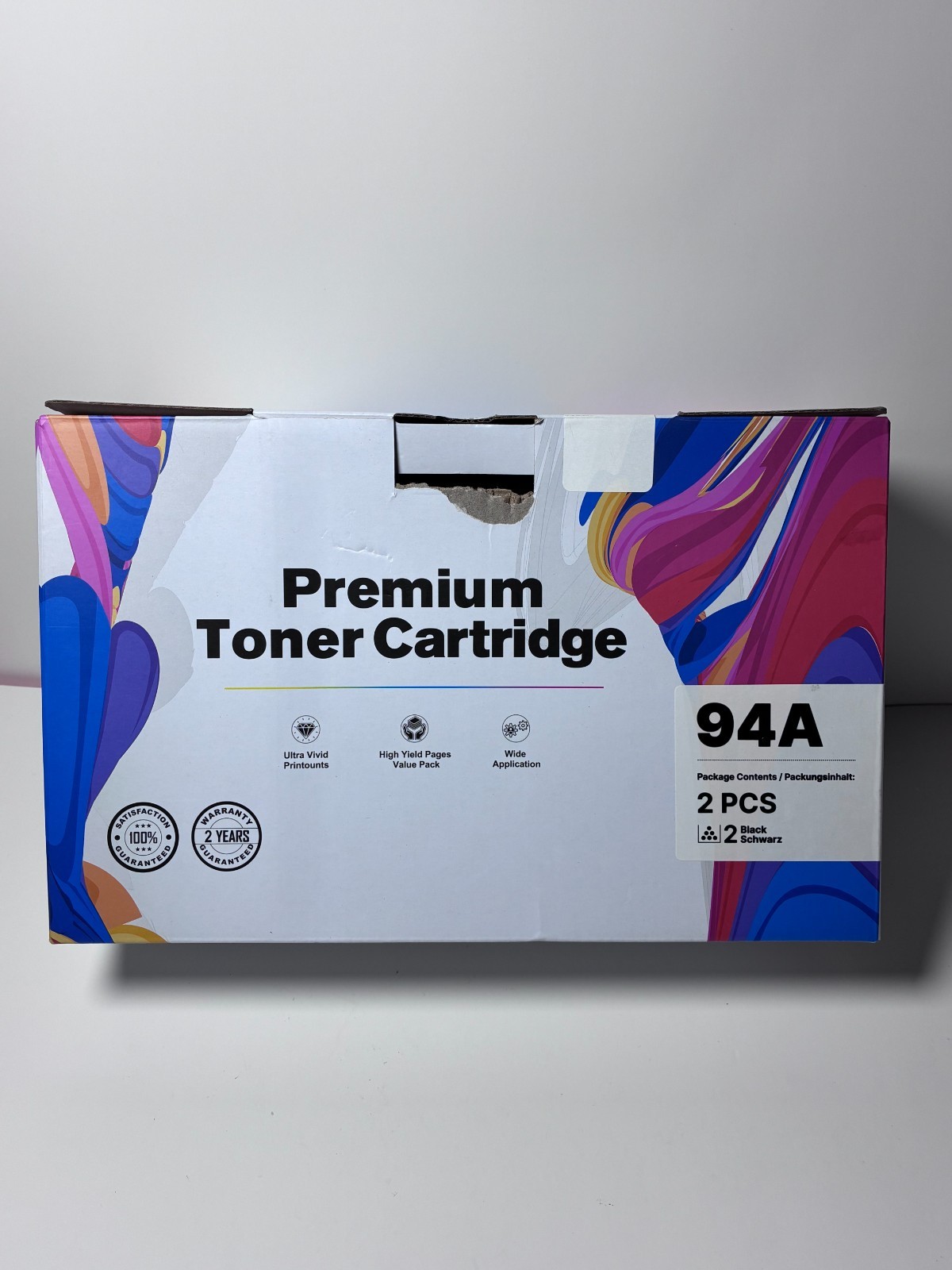 ValueToner 94A Black Toner Cartridge 2 Pack Compatible HP CF294A Laser Printer N