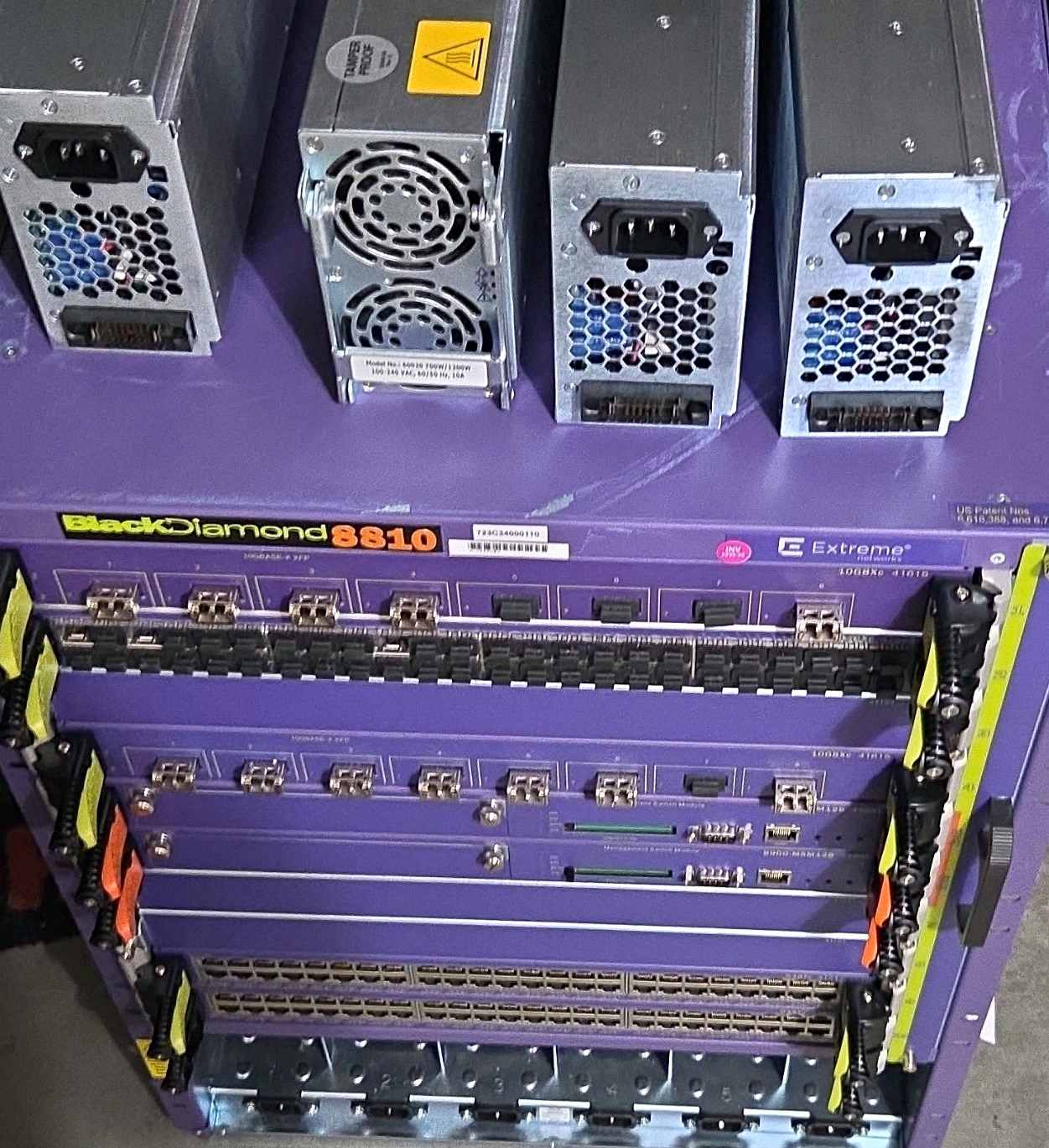 Extreme Networks BlackDiamond 8810 10-Slot 10GbE L3 Managed Switch MPN 41011