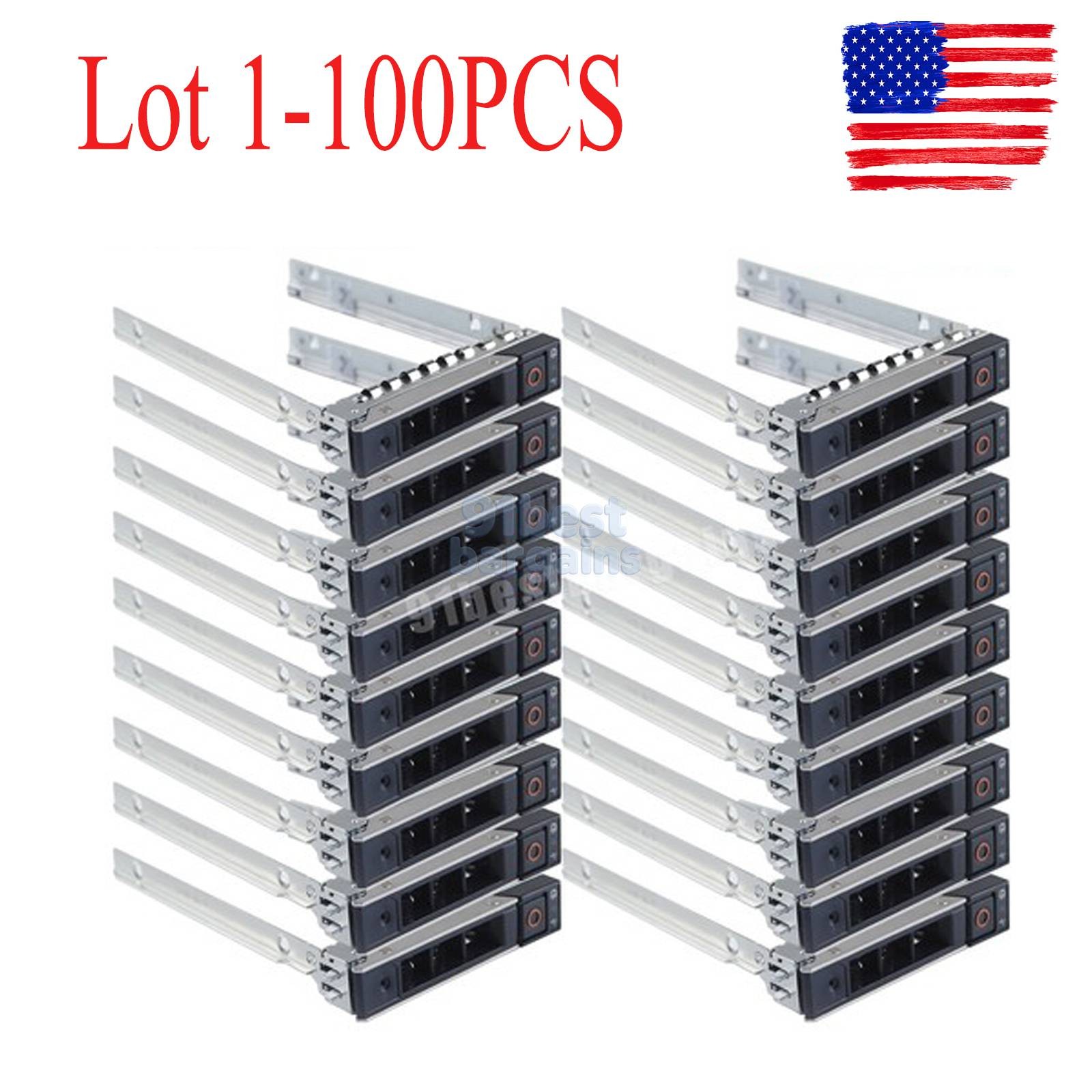 Lot 1-100PCS DXD9H 2.5" Tray Caddy Dell Gen14 R750 R650 R550 R450 T550 T350