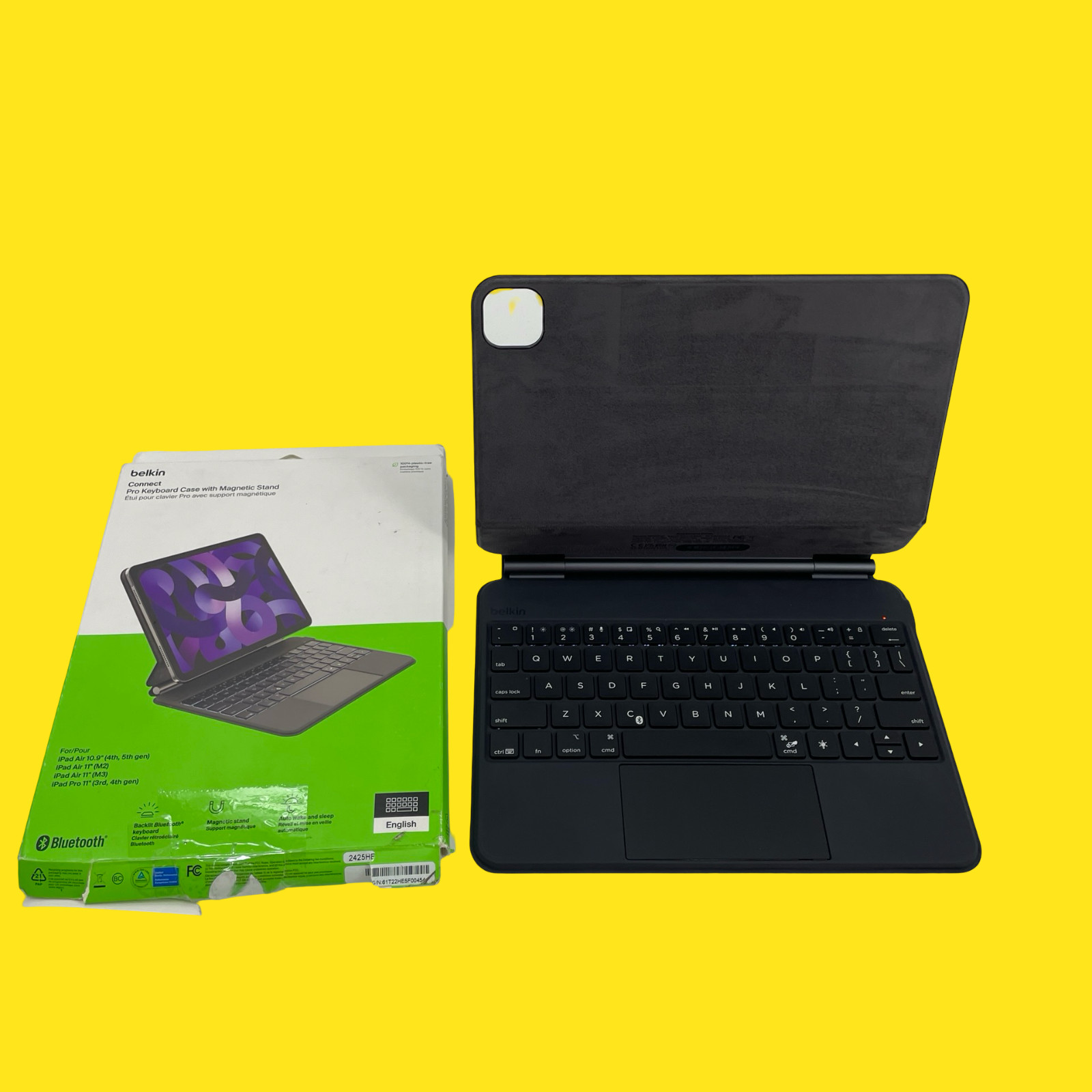 Belkin Pro Keyboard Case for iPad Air 10.9" & iPad Pro 11" - Black #2490 z40/2