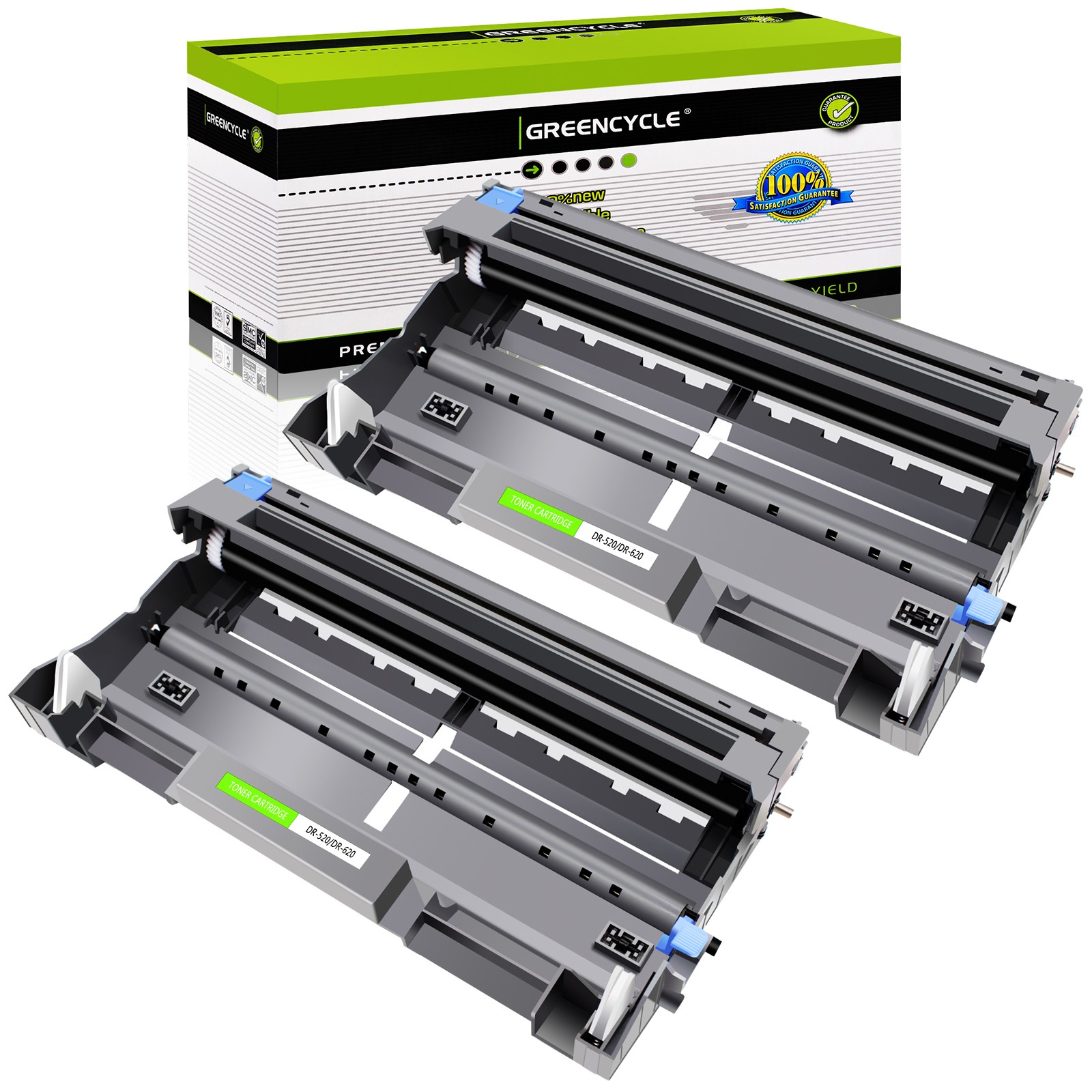 2PK DR-520 Drum Unit Fit For Brother MFC-8470DN MFC-8660DN MFC-8860DN MFC-8870DW