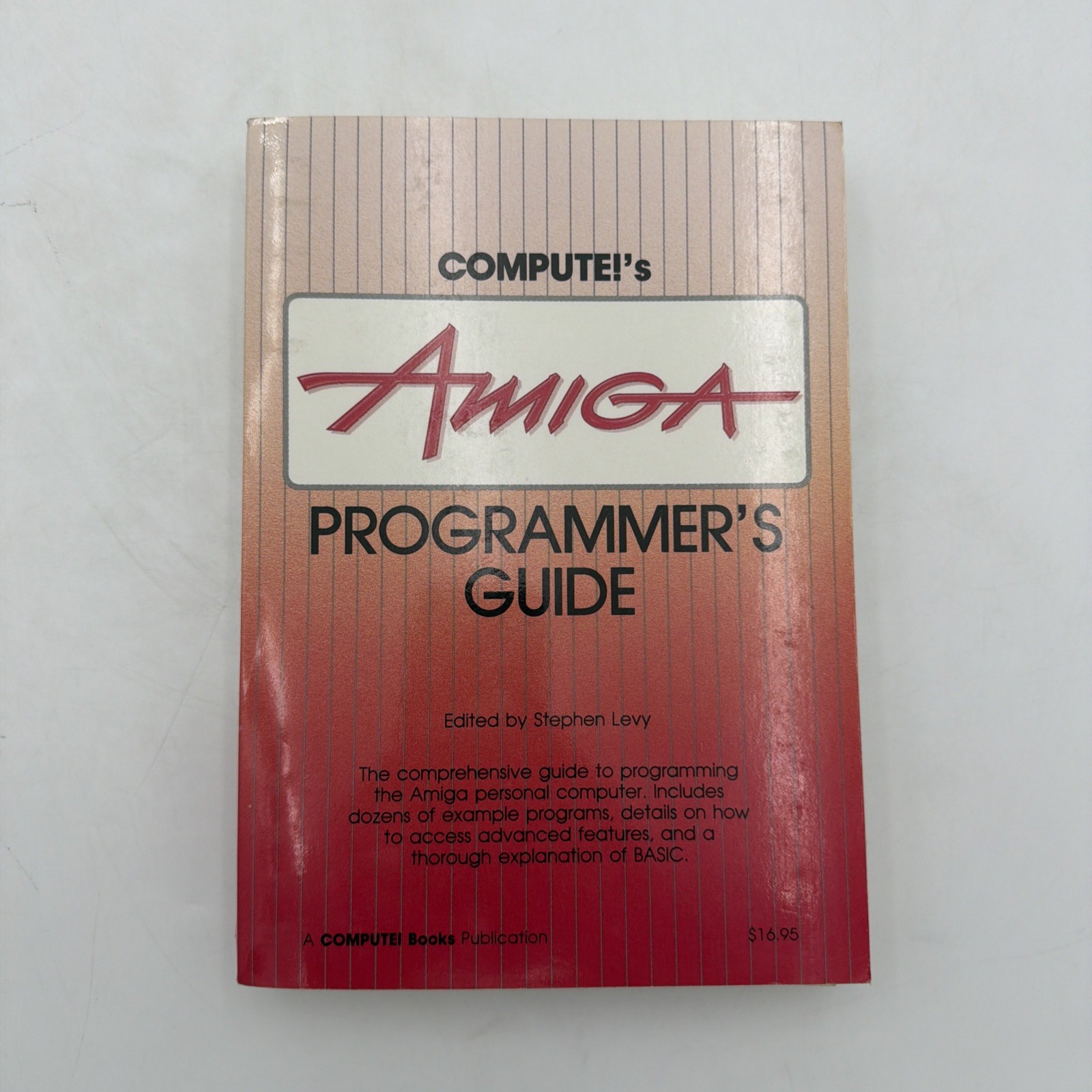 COMPUTE's Amiga Programmer's Guide Stephen Levy Commodore BASIC C 68000 Book