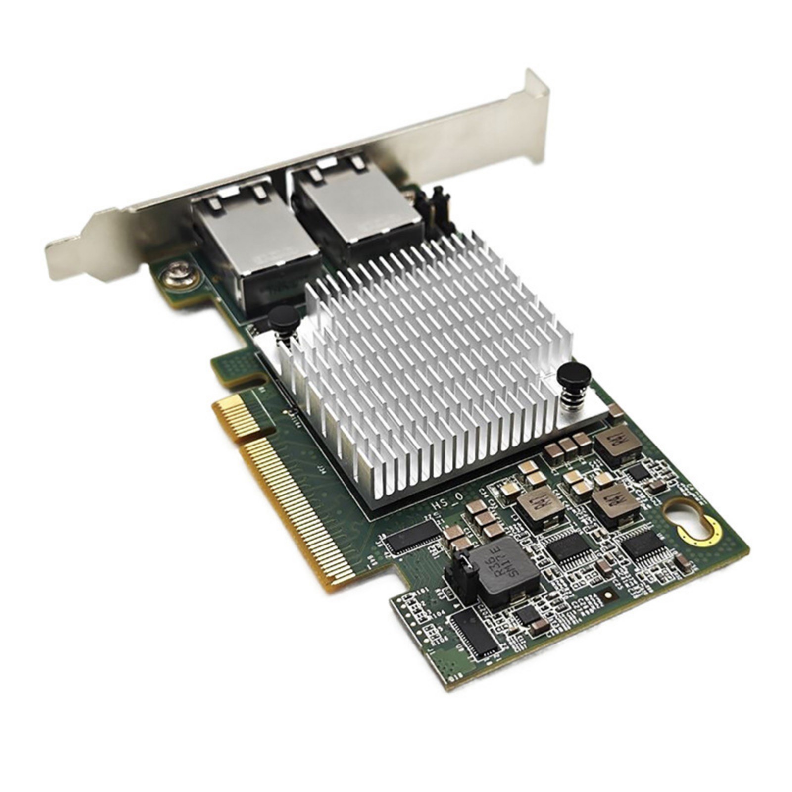 1Pc 10G Dual RJ45 Port PCI-Express Ethernet Network Adapter For Intel X540-T2