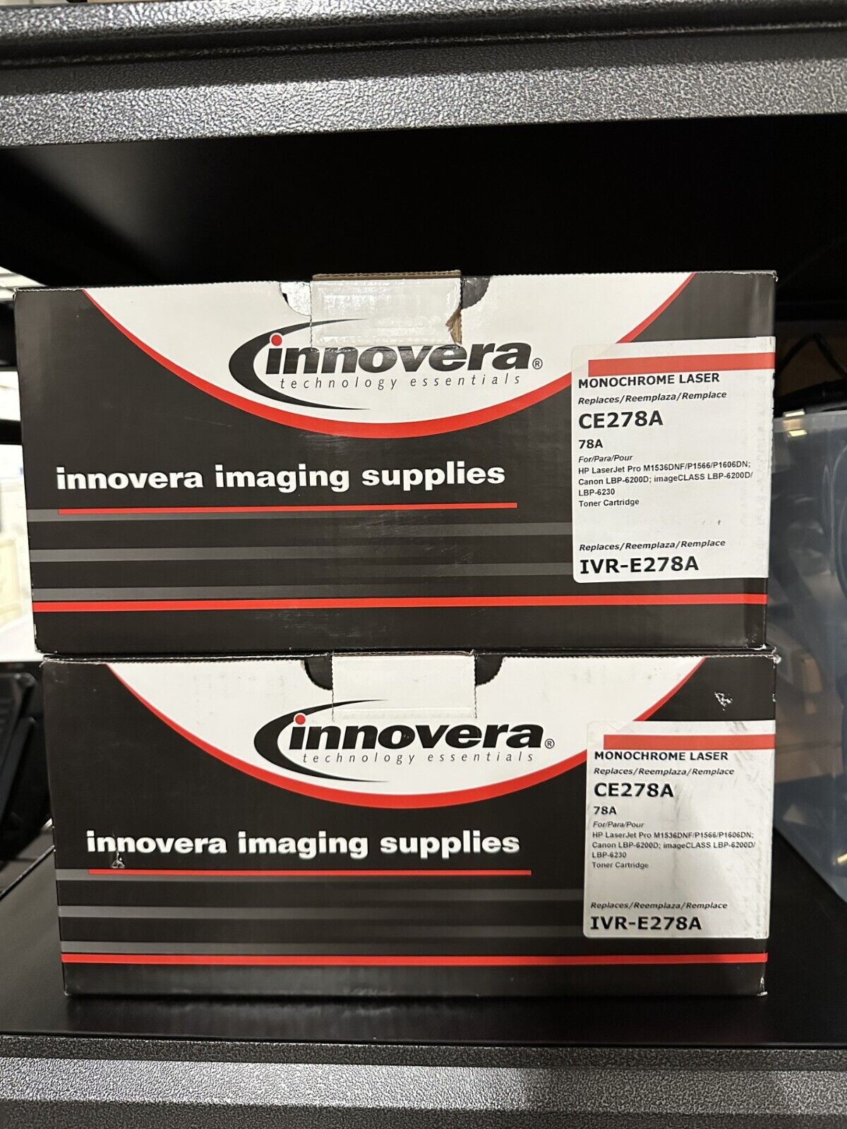 Innovera Printer Toner (2 count) Compatible 78A Cartridge CE278A IVR-E278A NEW