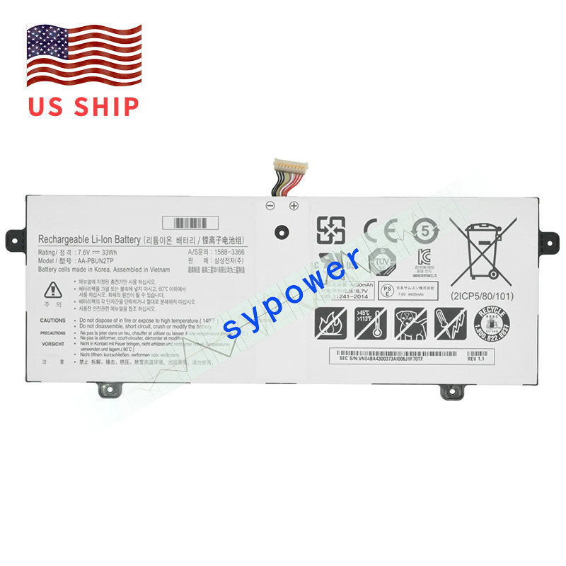 AA-PBUN2TP Battery for Samsung Chromebook 3 500C XE500C13 XE500C13-S01US K02US