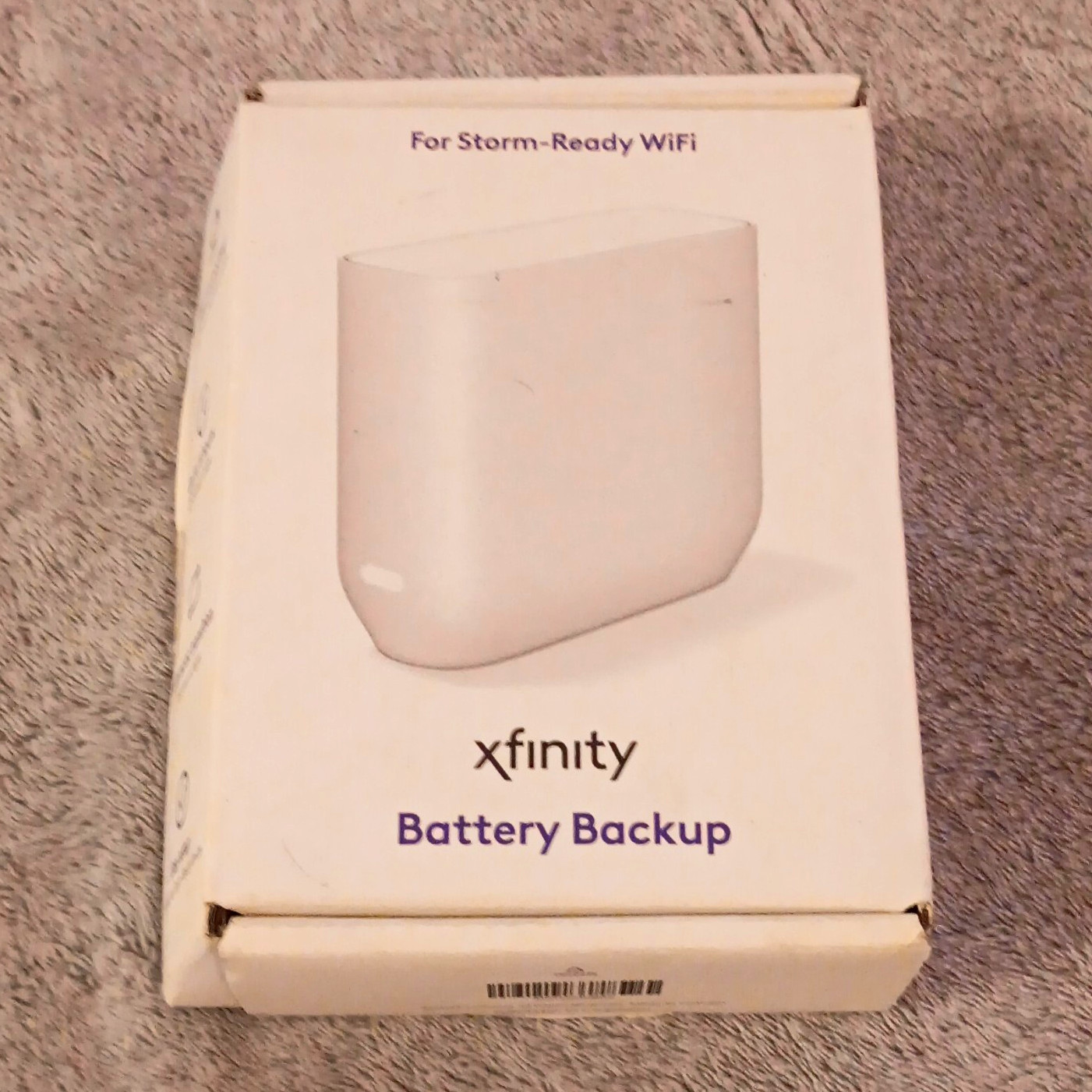 Xfinity Comcast WNXB11ABR (For Storm-Ready Wifi) Battery Backup - White - NEW