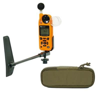 HST Series Rotating Vane Mount & MOLLE Carry Case Tan for Kestrel 5000 Series