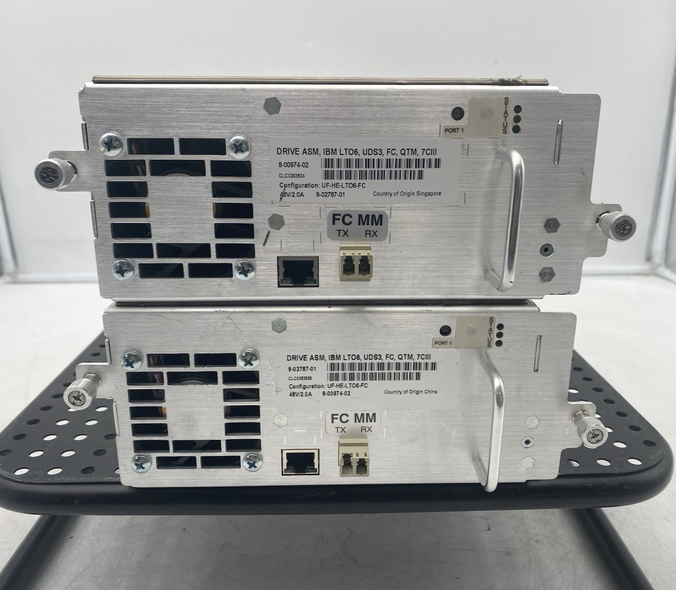 LOT of 2 IBM Ultrium Quantum Internal Drive LTO6 Fibre Channel UF-HE-LTO6-FC