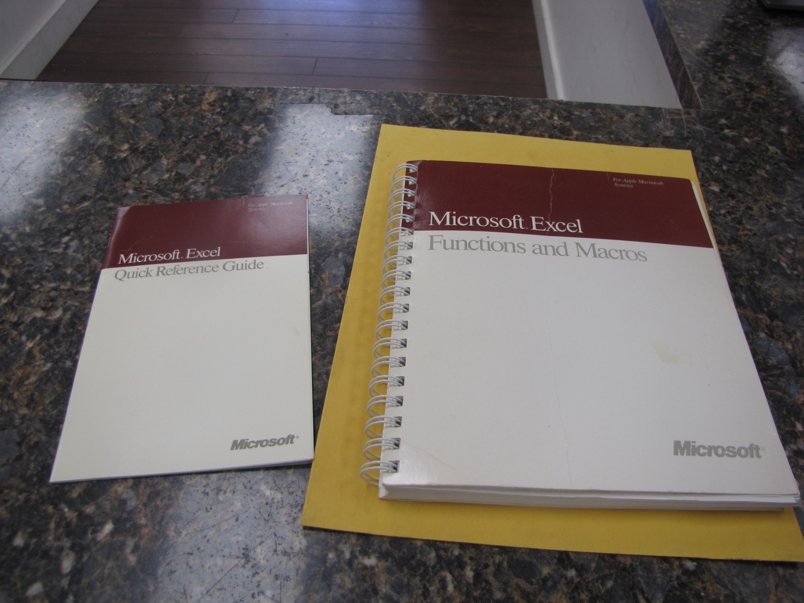 Apple Macintosh Microsoft Excel Functions & Macros Manual & Reference Guide