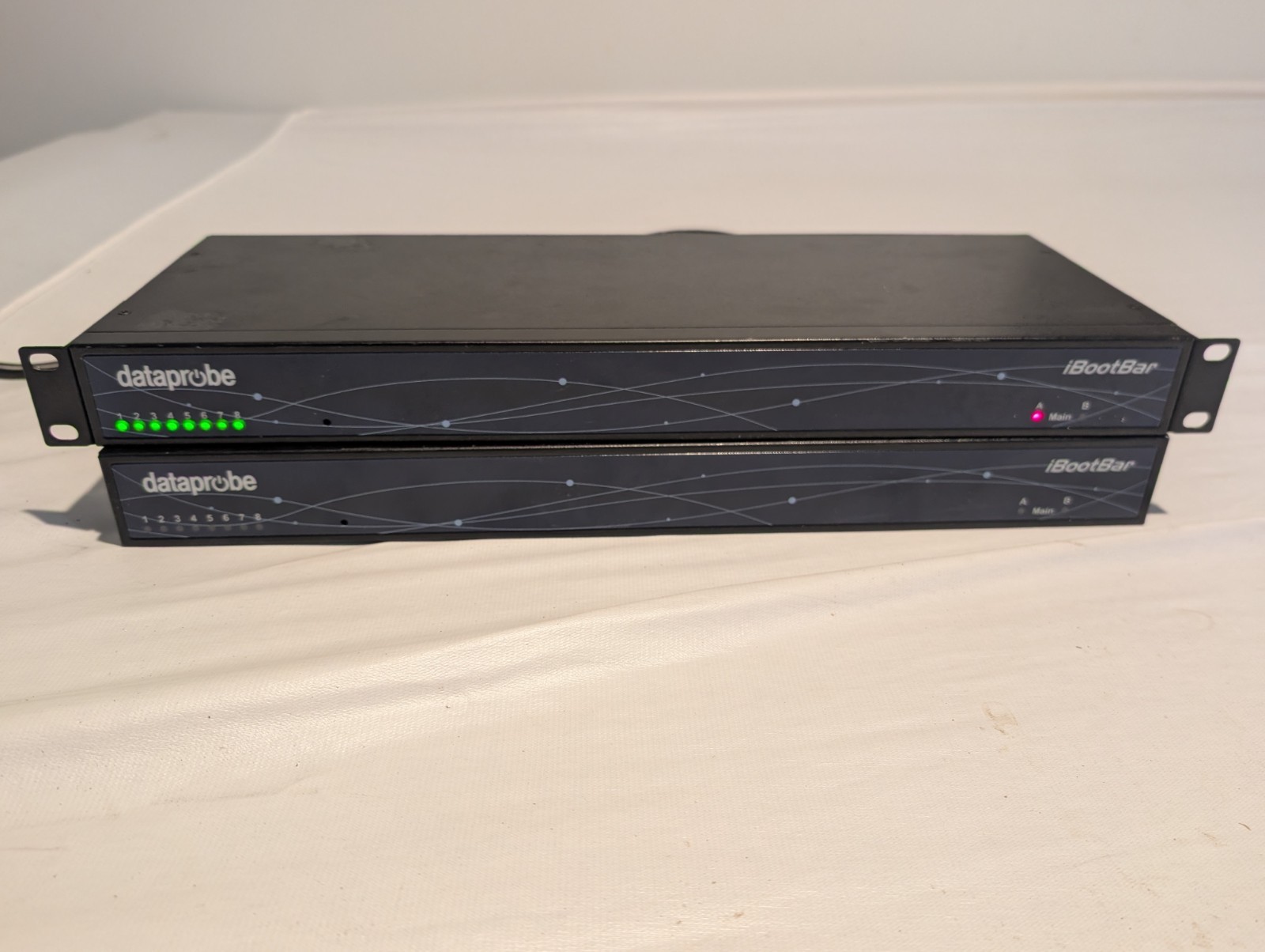 Lot of 2 Dataprobe iBootBar IBB-C10 Remote Power Switch PDU - Power Tested
