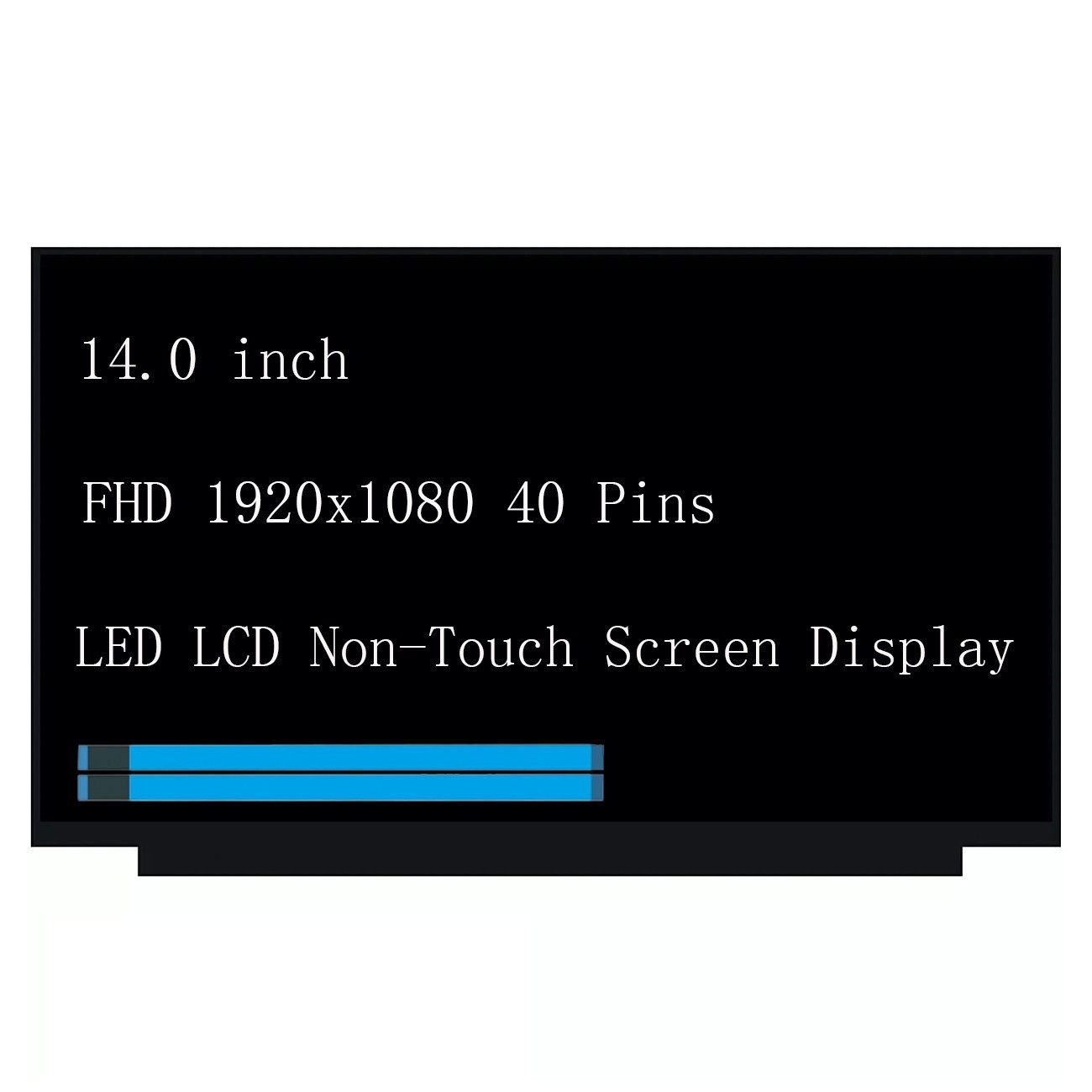14" FHD 1920x1080 40 Pins for M140NVF7 R0 1.7 LCD Non-Touch Screen Display Panel