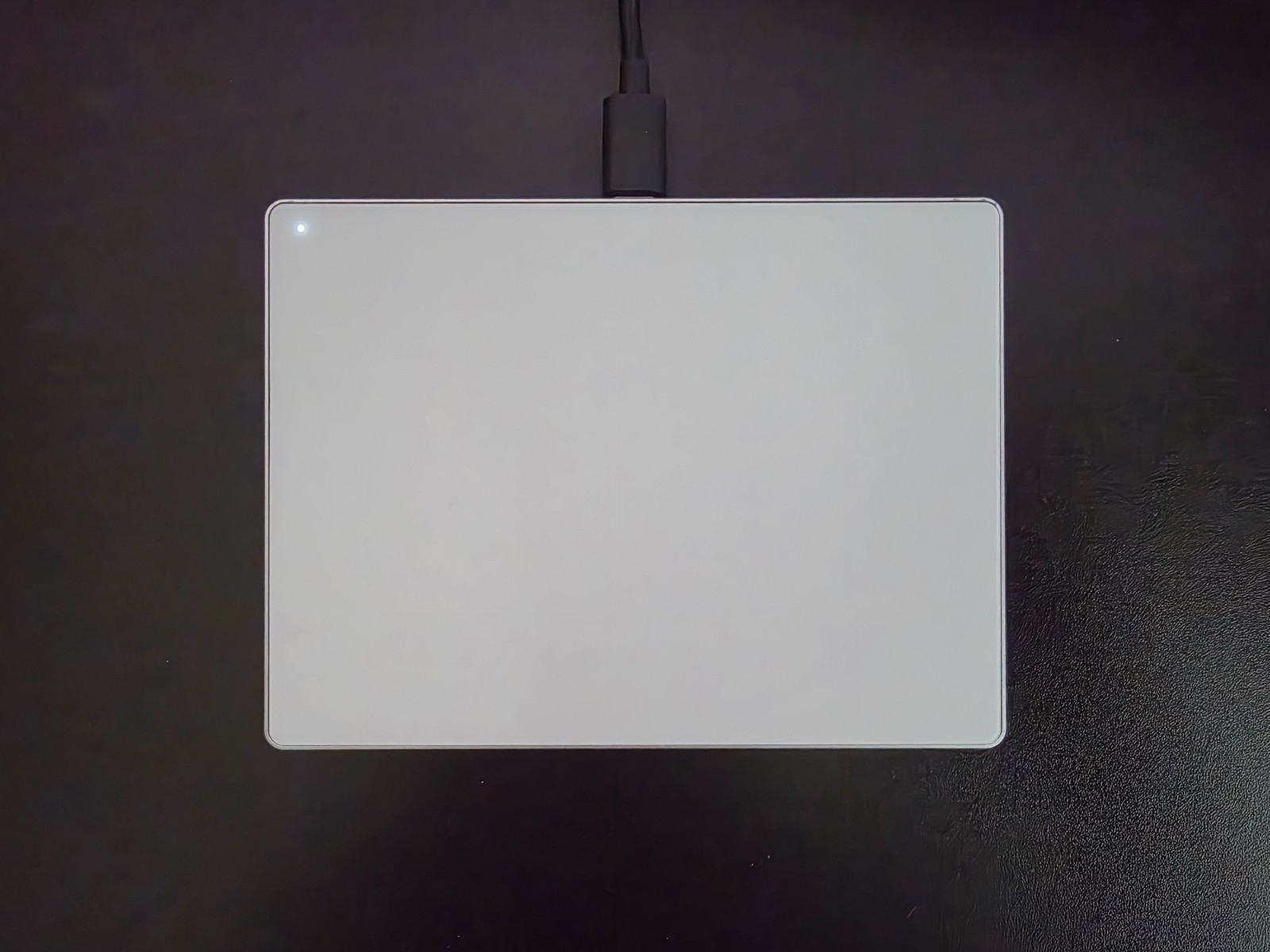Seenda MOS400 White Silver Portable Ultra Slim Wired Trackpad