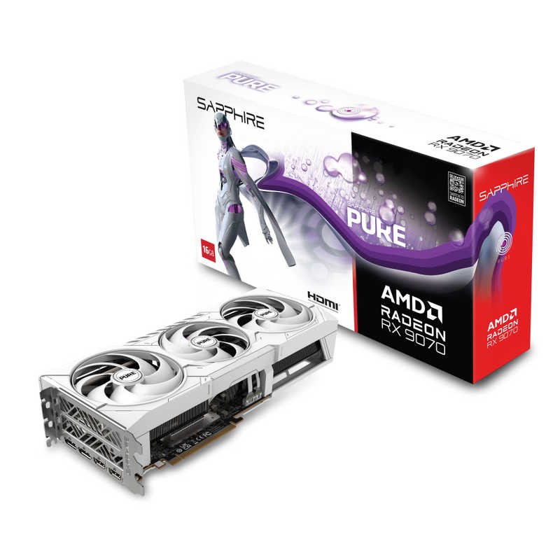 Sapphire Pure Radeon AMD RX 9070 GAMING OC 16GB