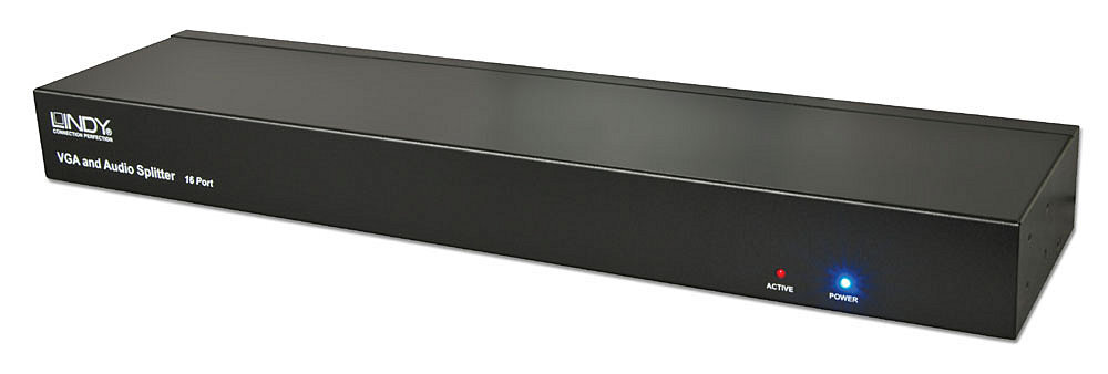 LINDY 16 PORT RACK MOUNT VGA & AUDIO SPLITTER 32579 250MHZ