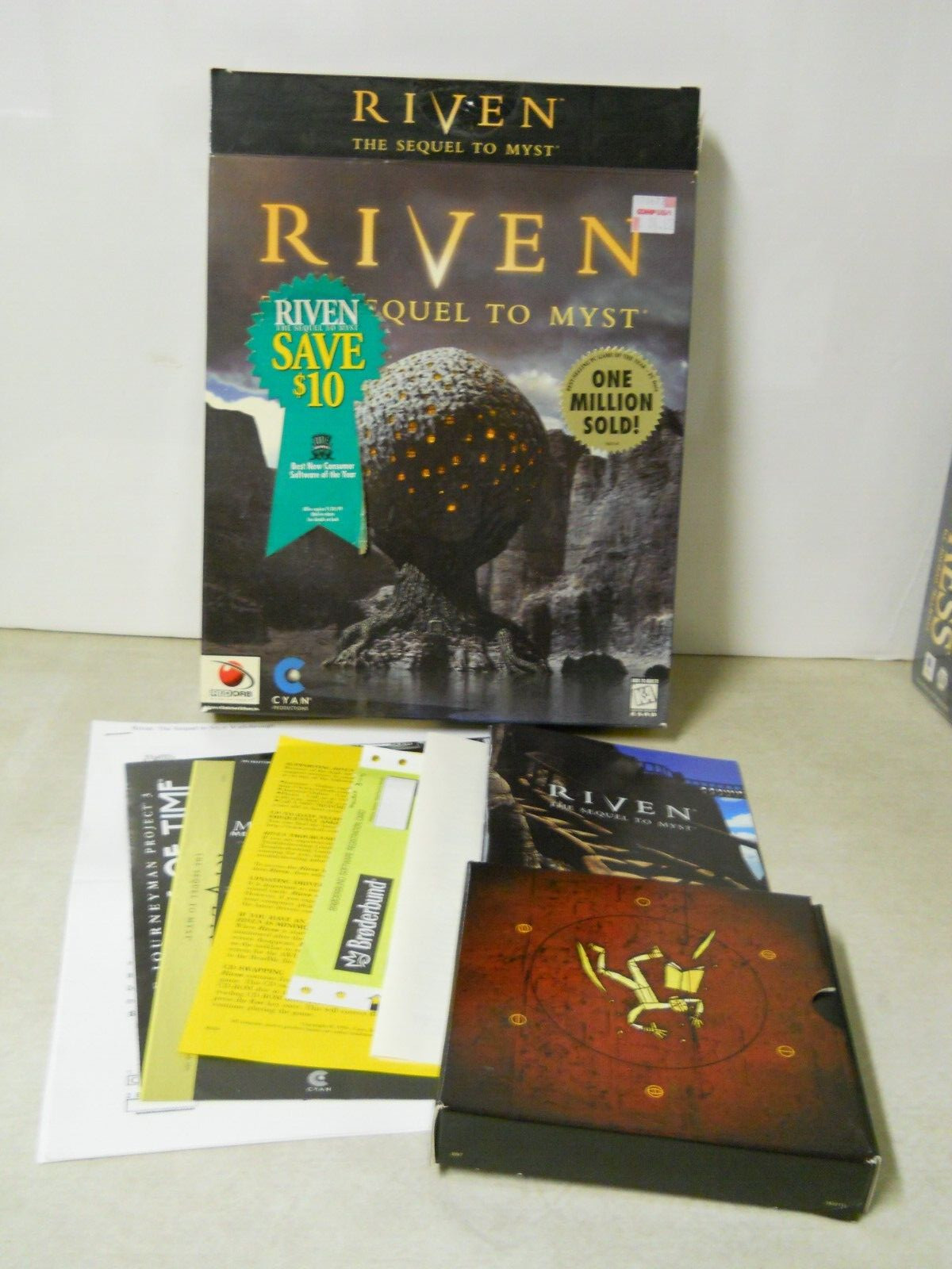 1997 Cyan Riven The Sequel to Myst PC CD-ROM Video Game Windows 95