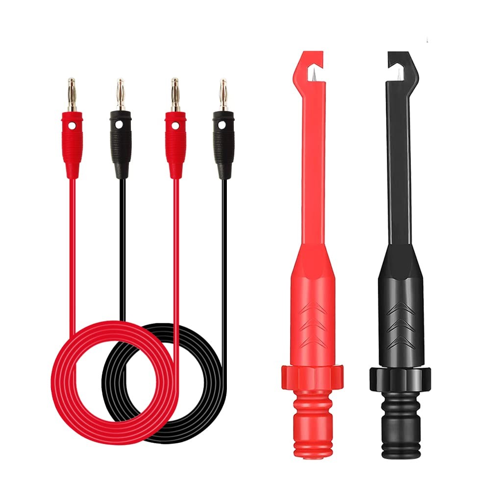 Multimeter Test Leads Set Electric Wire Piercing Probe Clip Auto Multimeter