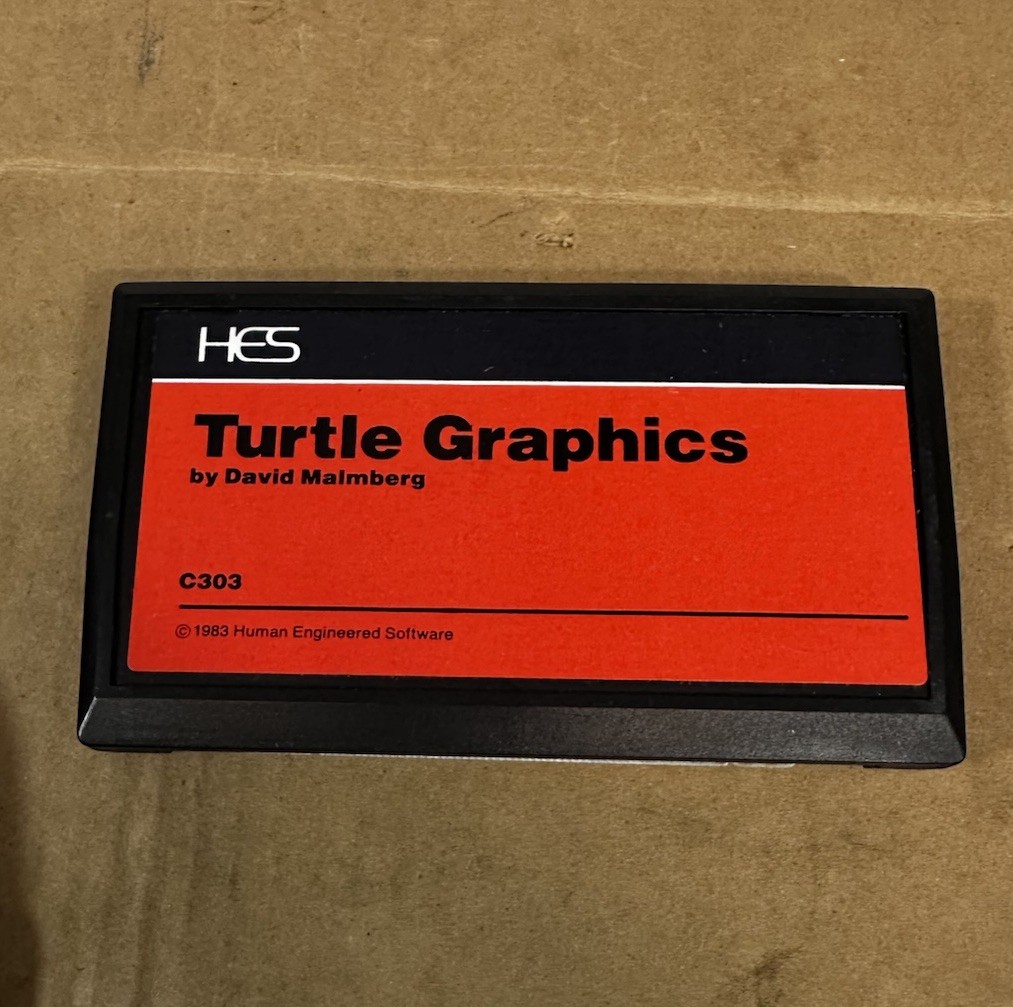 Turtle Graphics Cartridge Commodore VIC-20 HES LOGO 1983