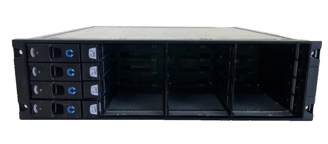 Xyratex Compellent RA1602 16-Bay 3.5" FC Storage Array 2x Controller 2x PSU