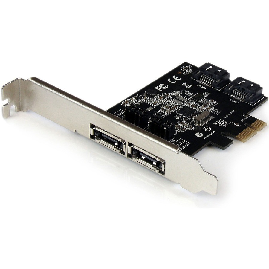 StarTech 2 Port PCI Express SATA 6 Gbps eSATA Controller Card