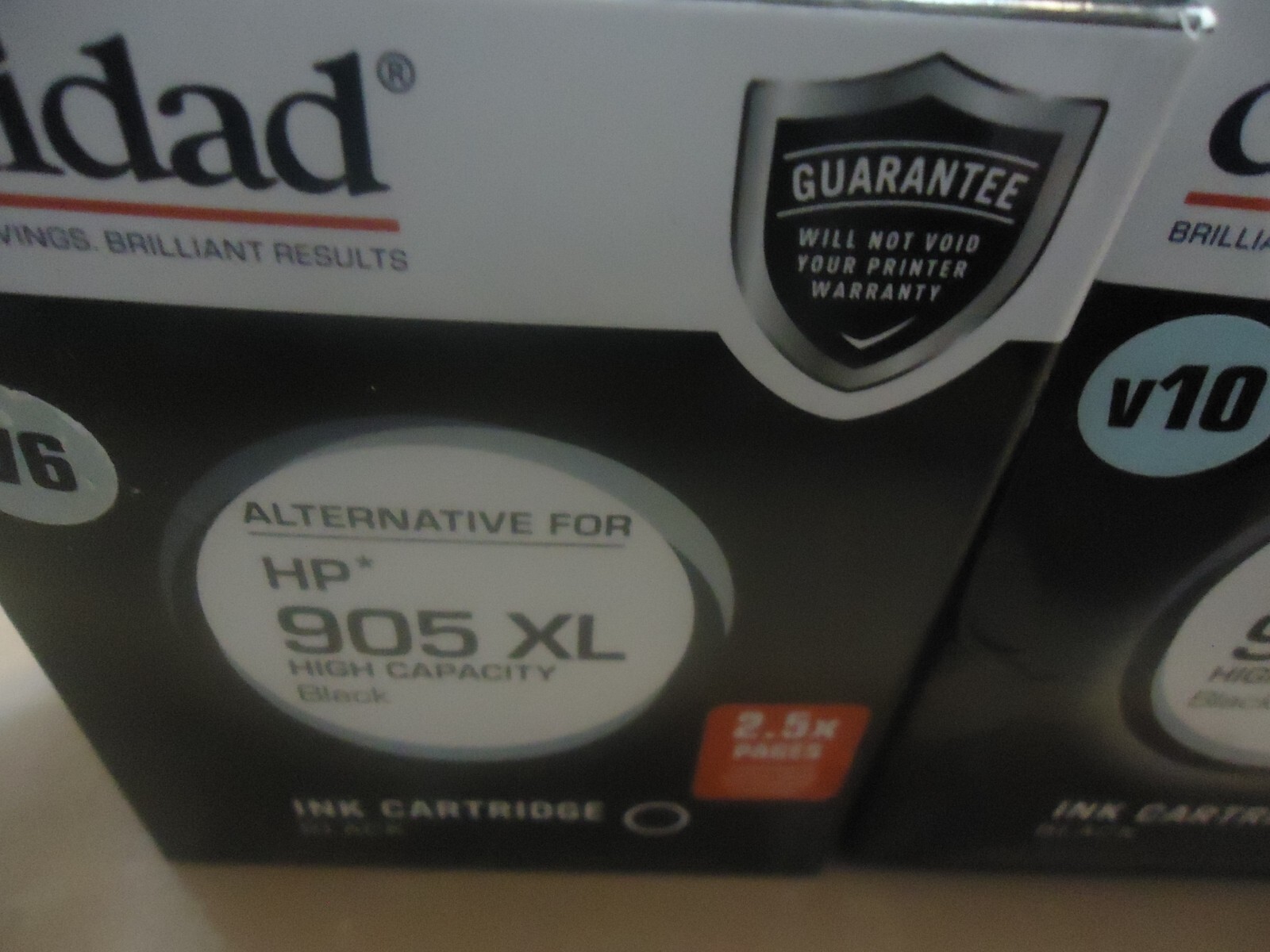 2 X Calidad  312 BKH  ALTERNATIVE FOR HP 905 XL  HIGH CAPACITY BLACK
