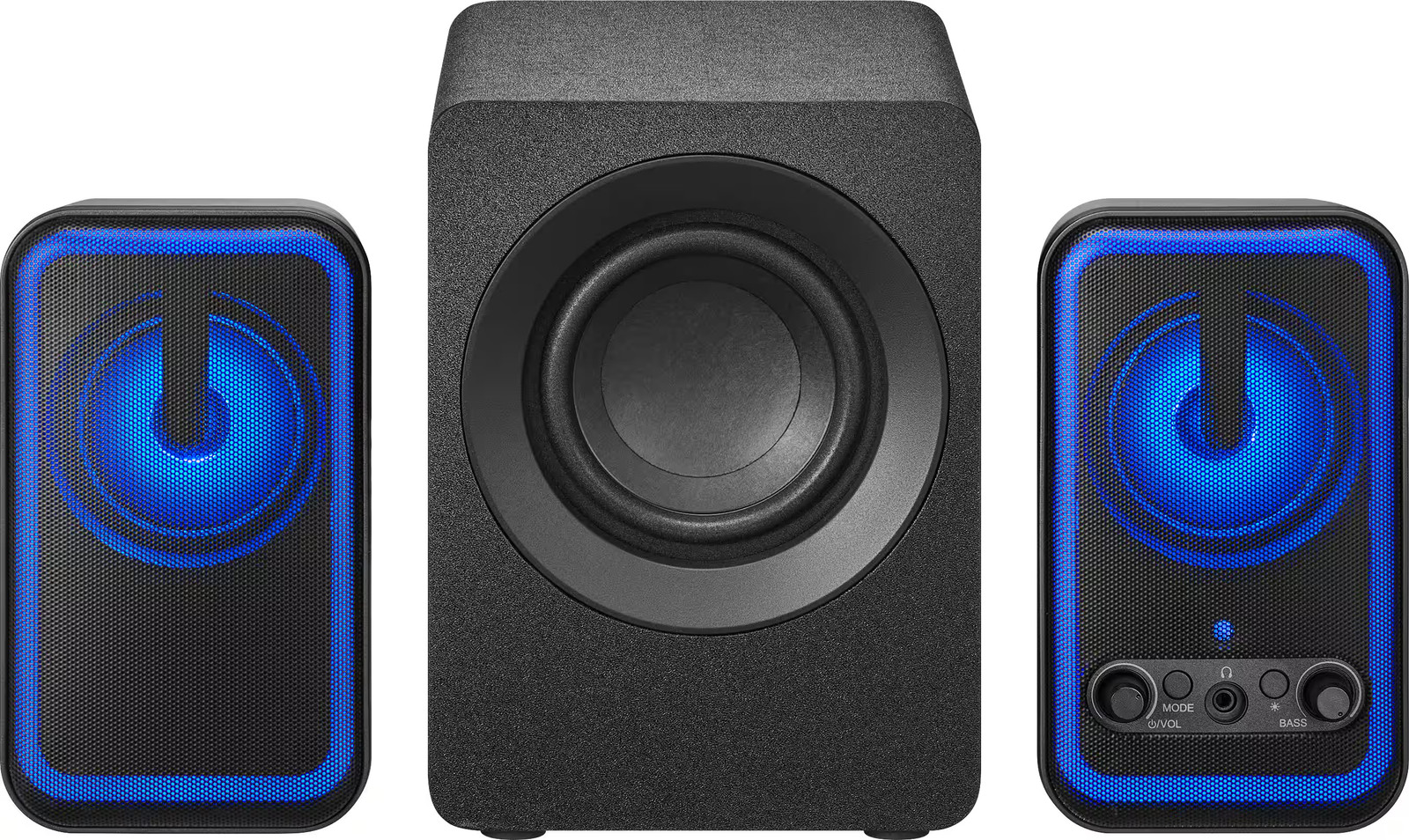 Insignia- 2.1 Bluetooth Computer Speaker System with RGB Lighting and Remot...
