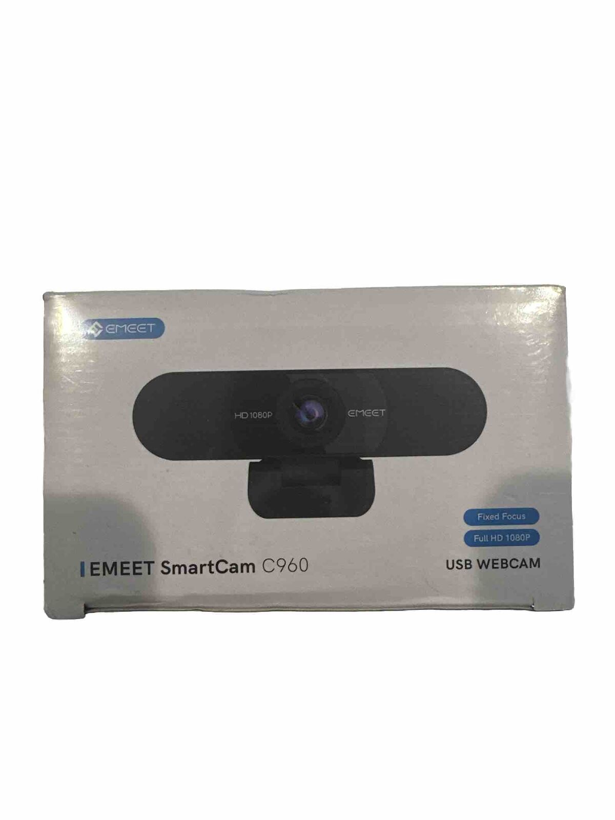 EMEET C960 HD Smart Webcam Black New