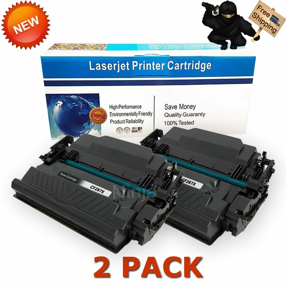 2PCS High Yield CF287X 87X Toner for HP LaserJet Pro M501dn M506dn M506x M527dn