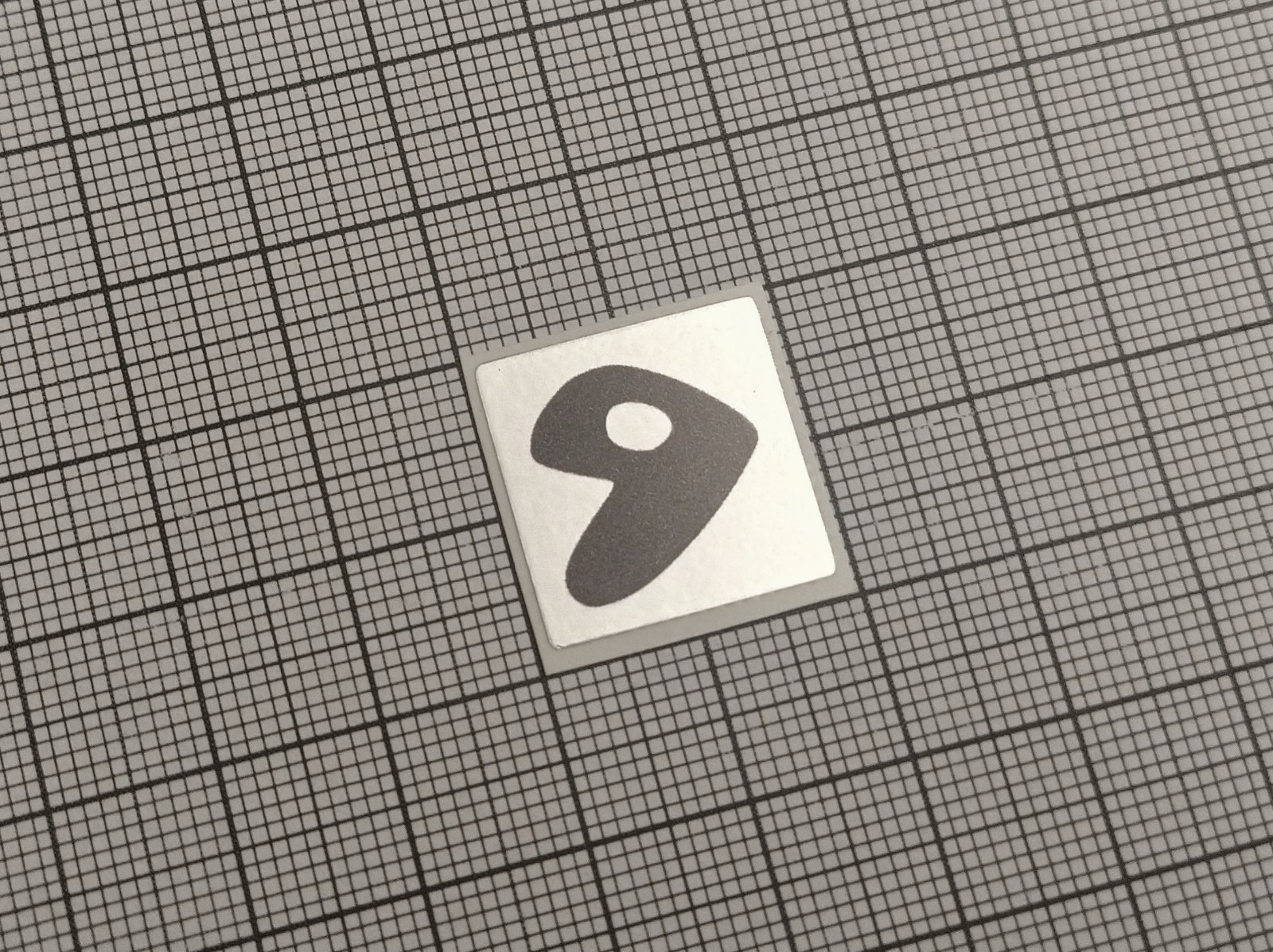 5 x Silver & Black Gentoo Linux Stickers For The Computer Case