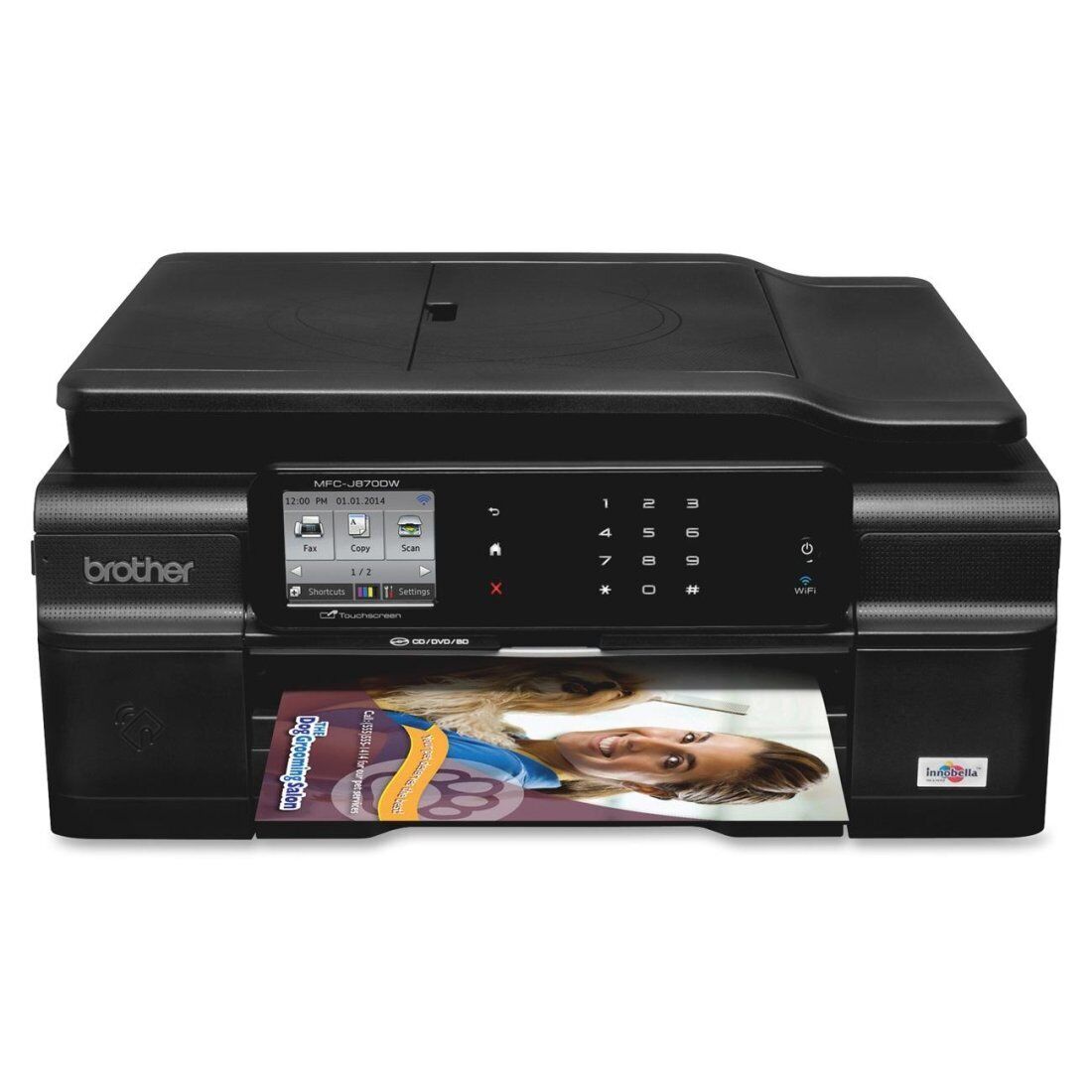 Brother Printer Work Smart MFCJ870DW Wireless Color Inkjet All-in-One Printer