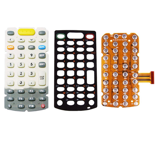 Kit set 38Key Keypad+Keypad Overlay+ Keyswitch for Symbol MC3000 MC3070 MC3090