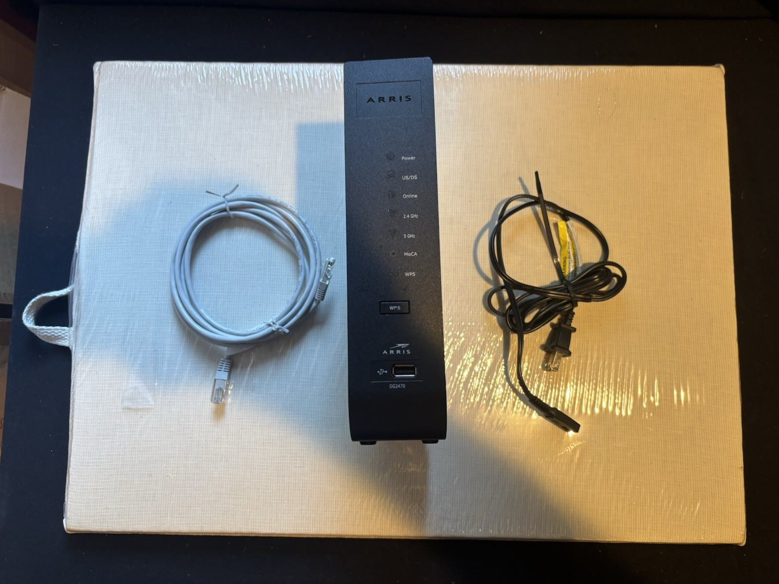 ARRIS DG2470 Dual Band Wireless DOCSIS 3.0 Cable Modem WIFI Router w/ Power Cord