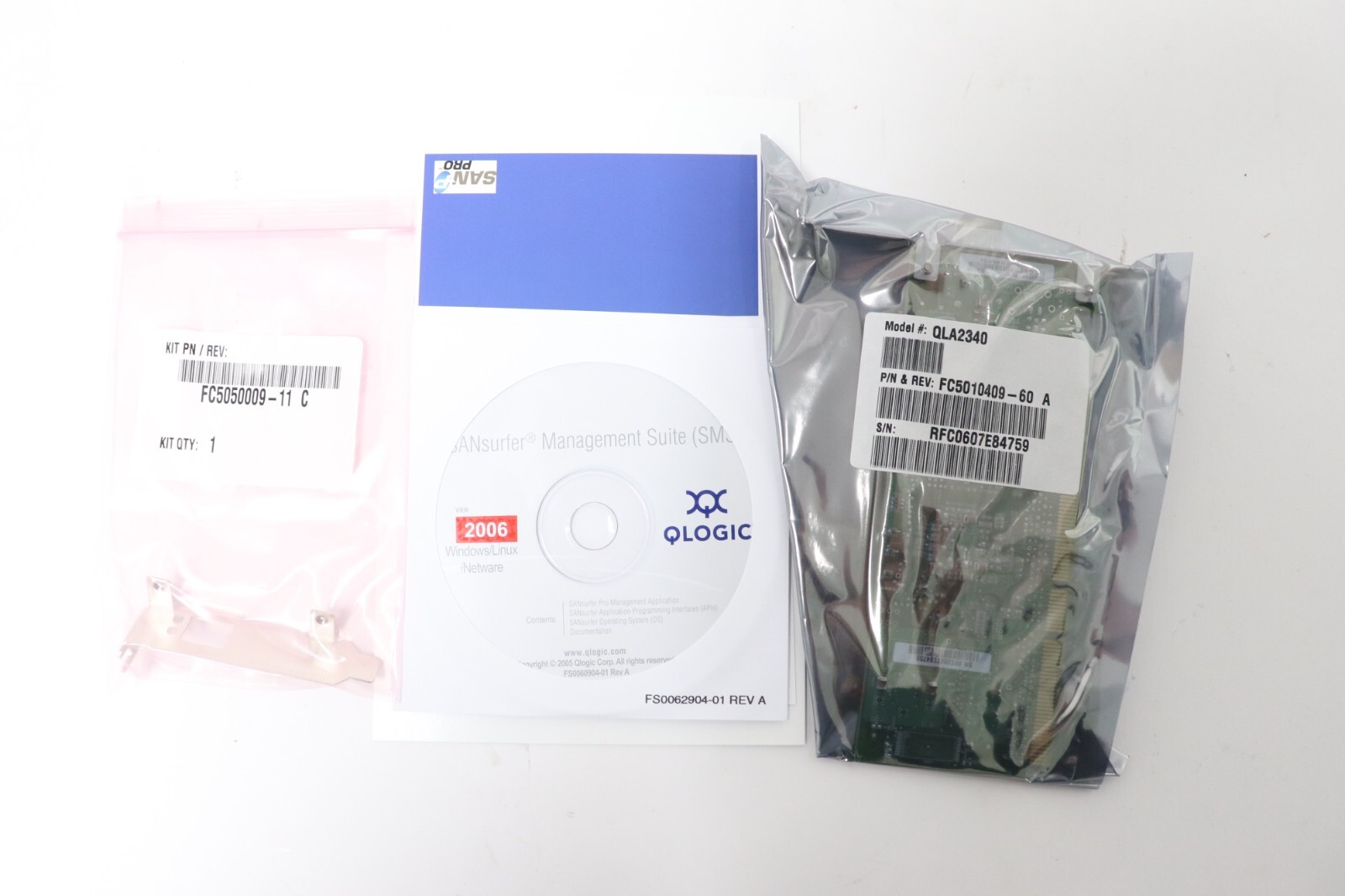 QLogic QLA2340-Ck 2Gb PCI-X Low Profile Fibre Channel HBA – SANBlade Host