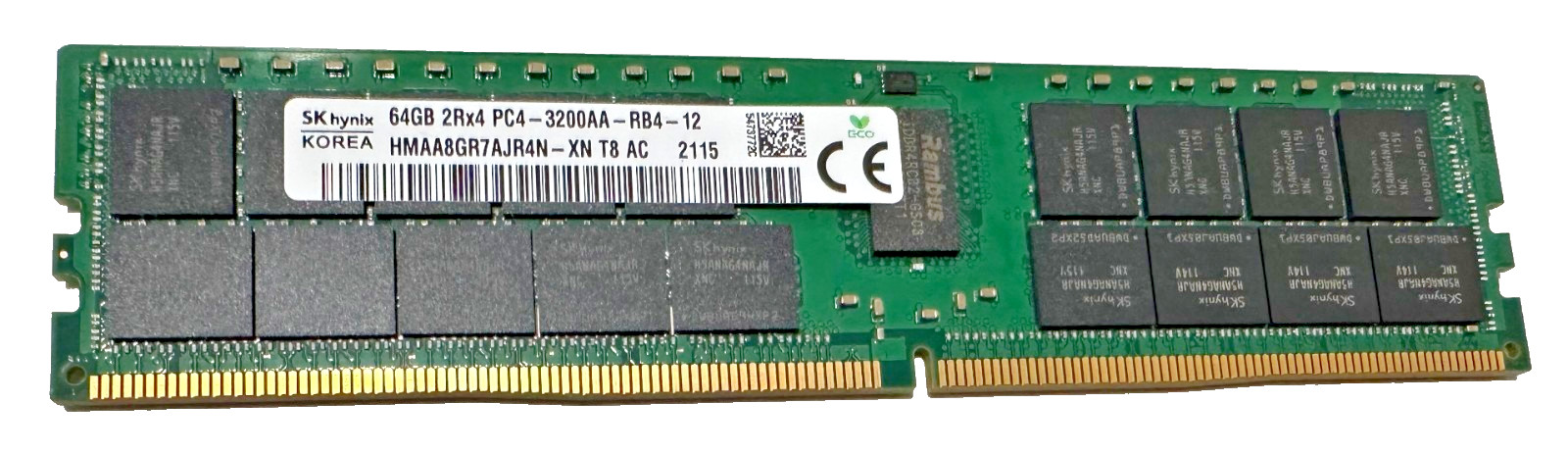 SK HYNIX  HMAA8GR7AJR4N-XN 64GB PC4 DDR4 3200MHz ECC 2Rx4 SERVER Memory