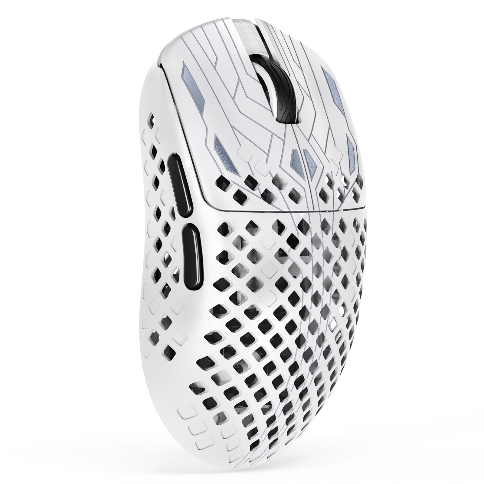 MAMBASNAKE M2 Carbon Fiber Wireless Mouse White