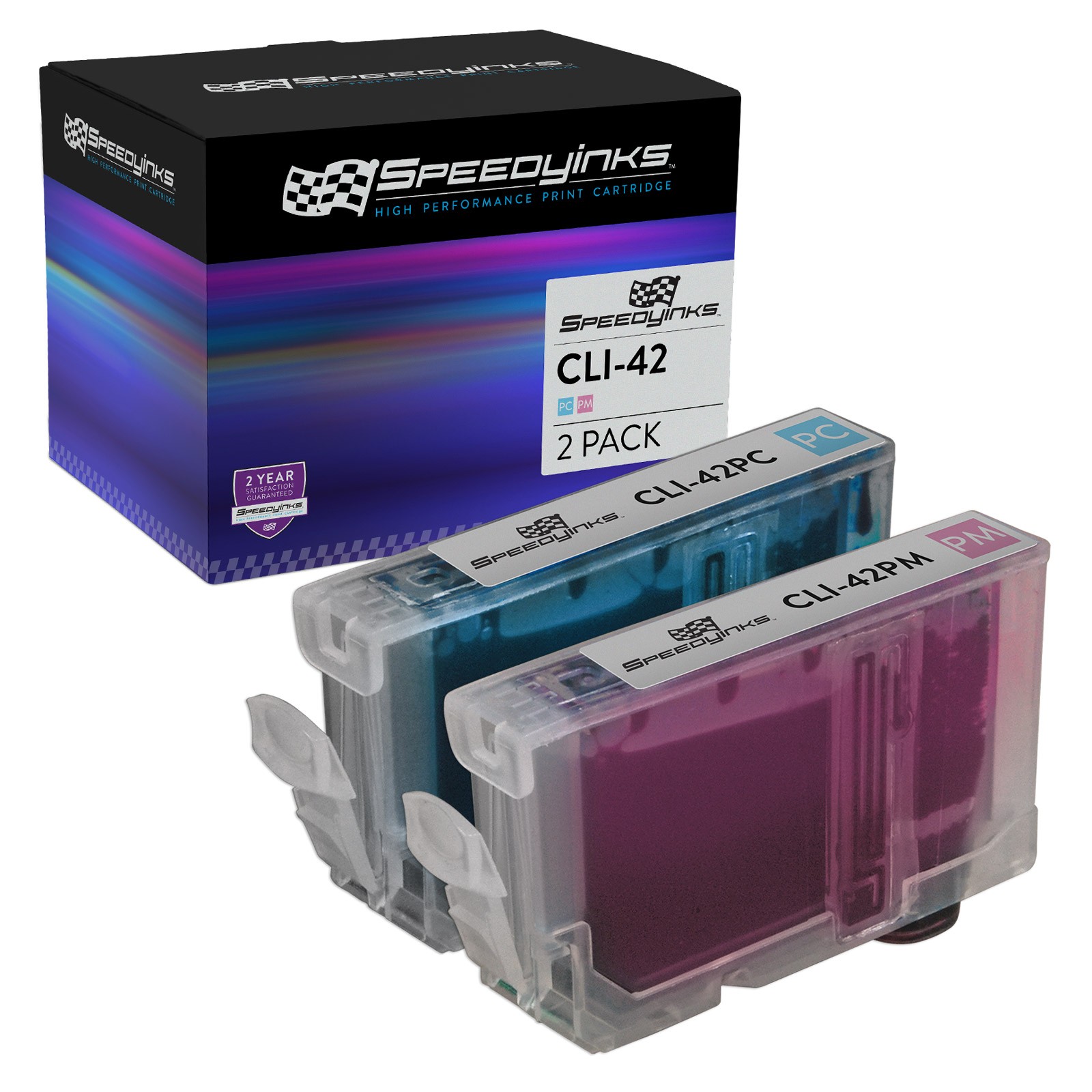 For Canon CLI-42 2pk Photo Ink 6388B002 Photo Cyan 6389B002 Photo Magenta