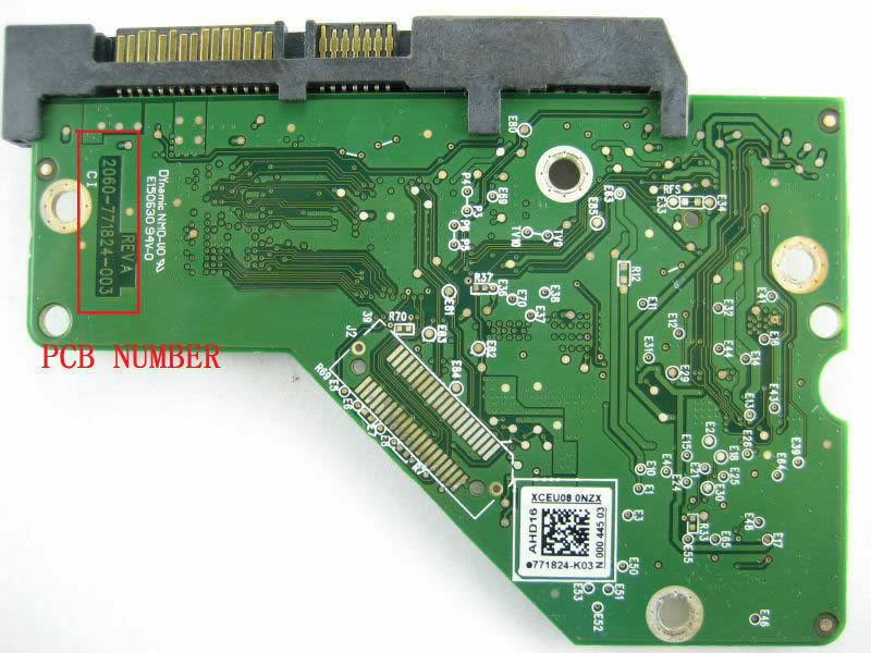 Board Number:2060-771824-003  REV A PCB Hard Disk Board