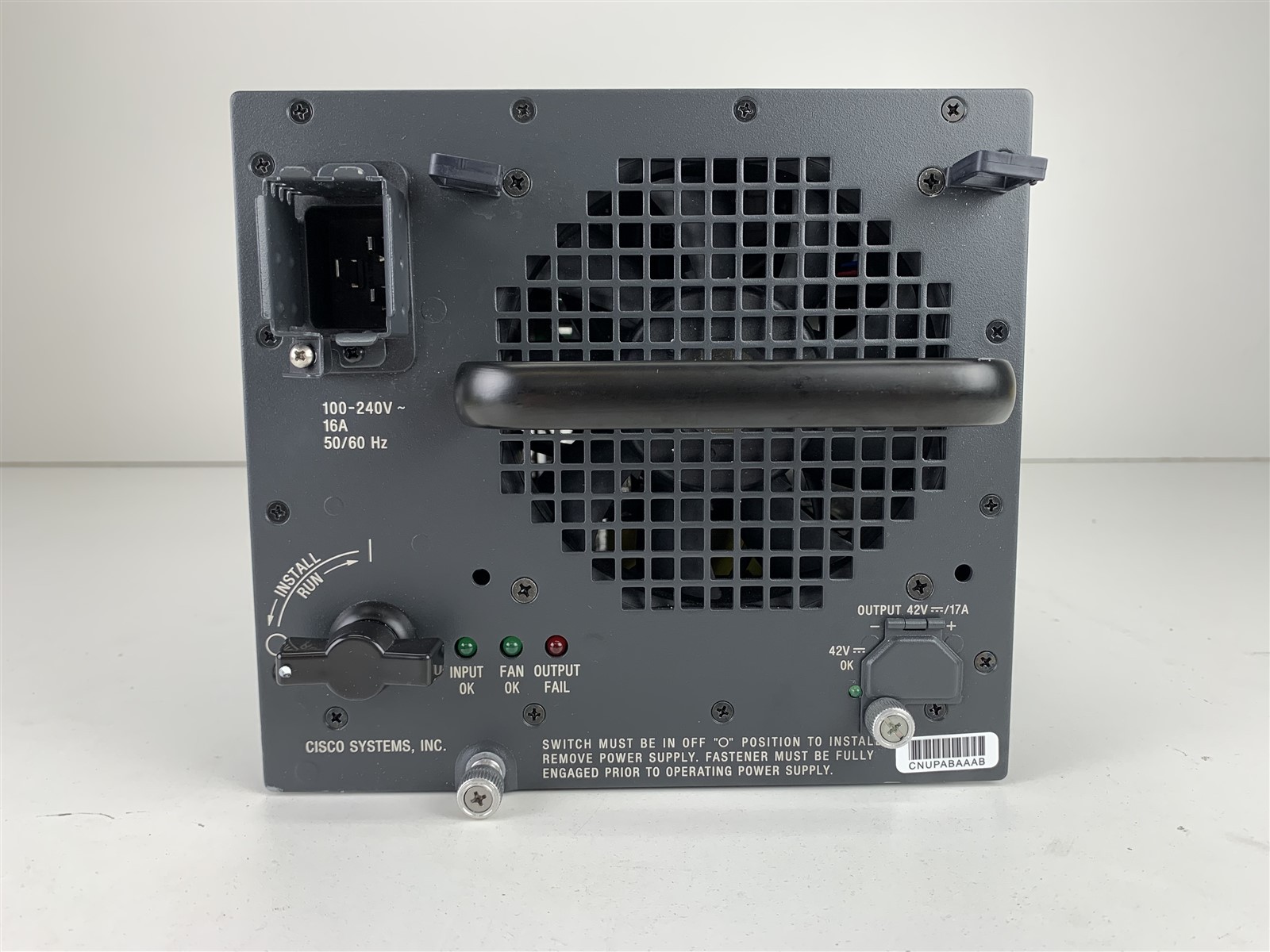 CISCO WS-CAC-3000W V02 3000W US 341-0077-06