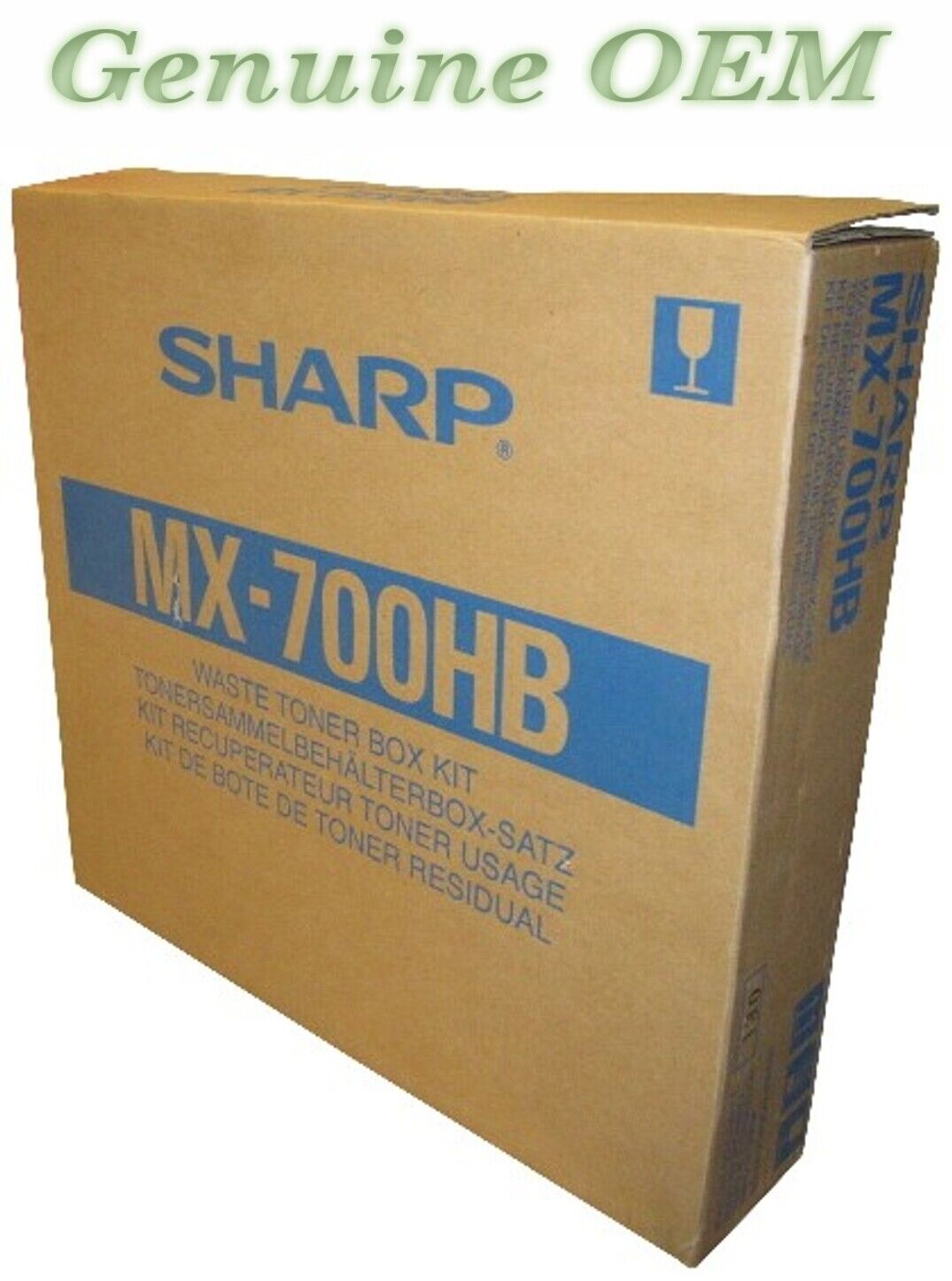 MX-700HB/MX700HB Original OEM Sharp Waste Toner Box Kit Genuine Sealed